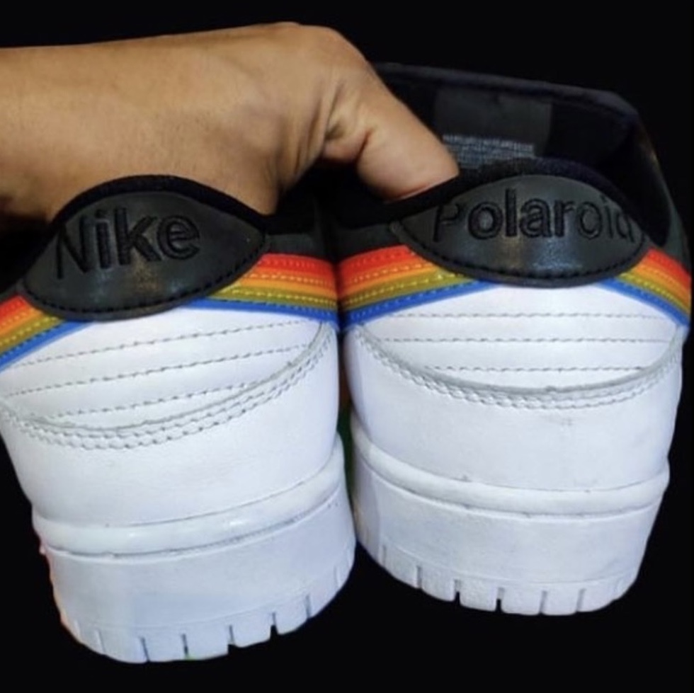 Nike x Polaroid SB Dunk Low Pro QS Black 착용 스타일 - 5