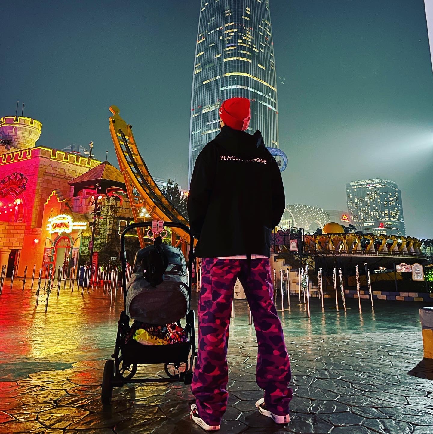 Nike x Peaceminusone Air Force 1 Low Para-Noise 착용 스타일 - 1