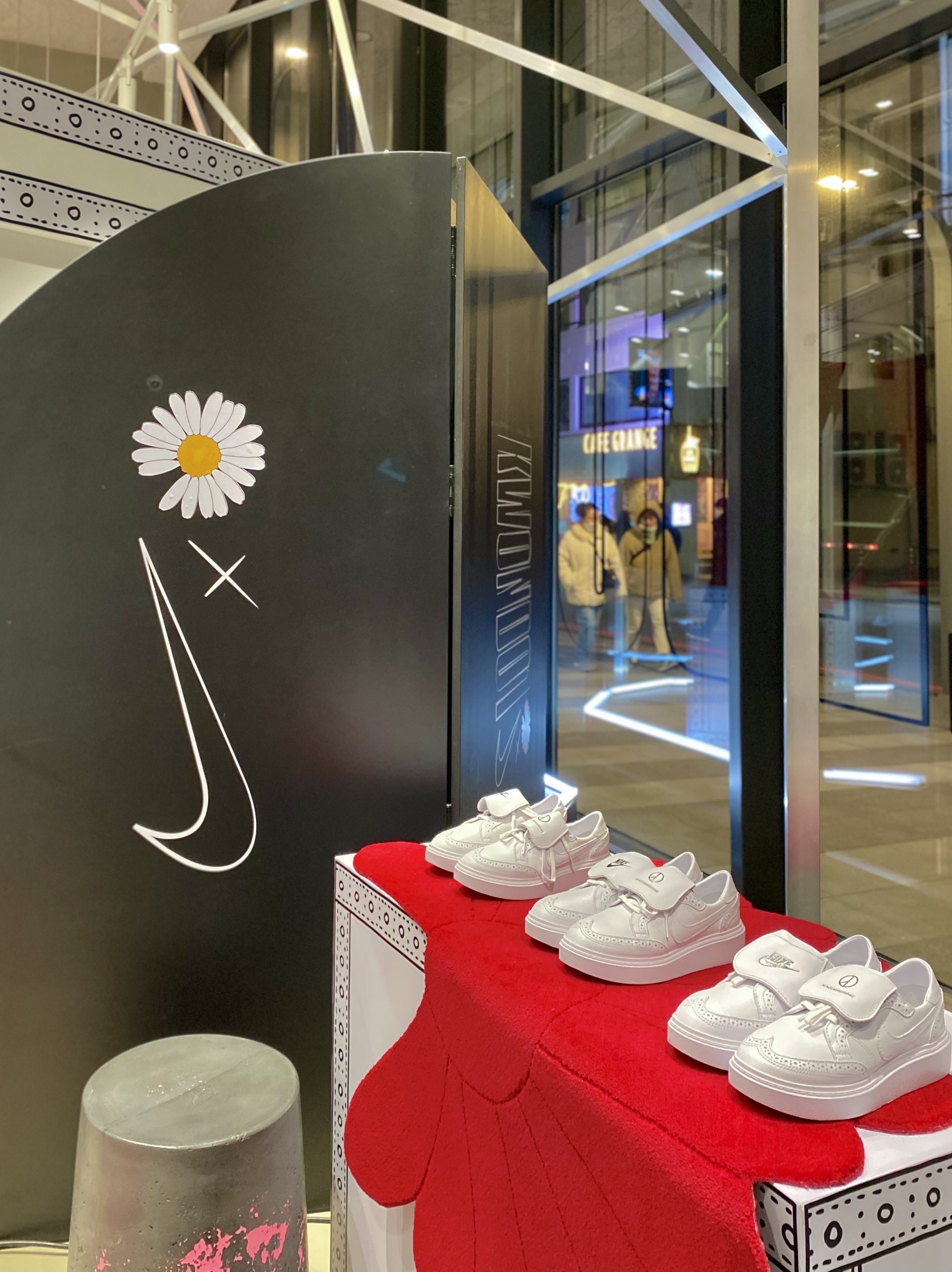 Nike x Peaceminusone Kwondo1 White 착용 스타일 - 5