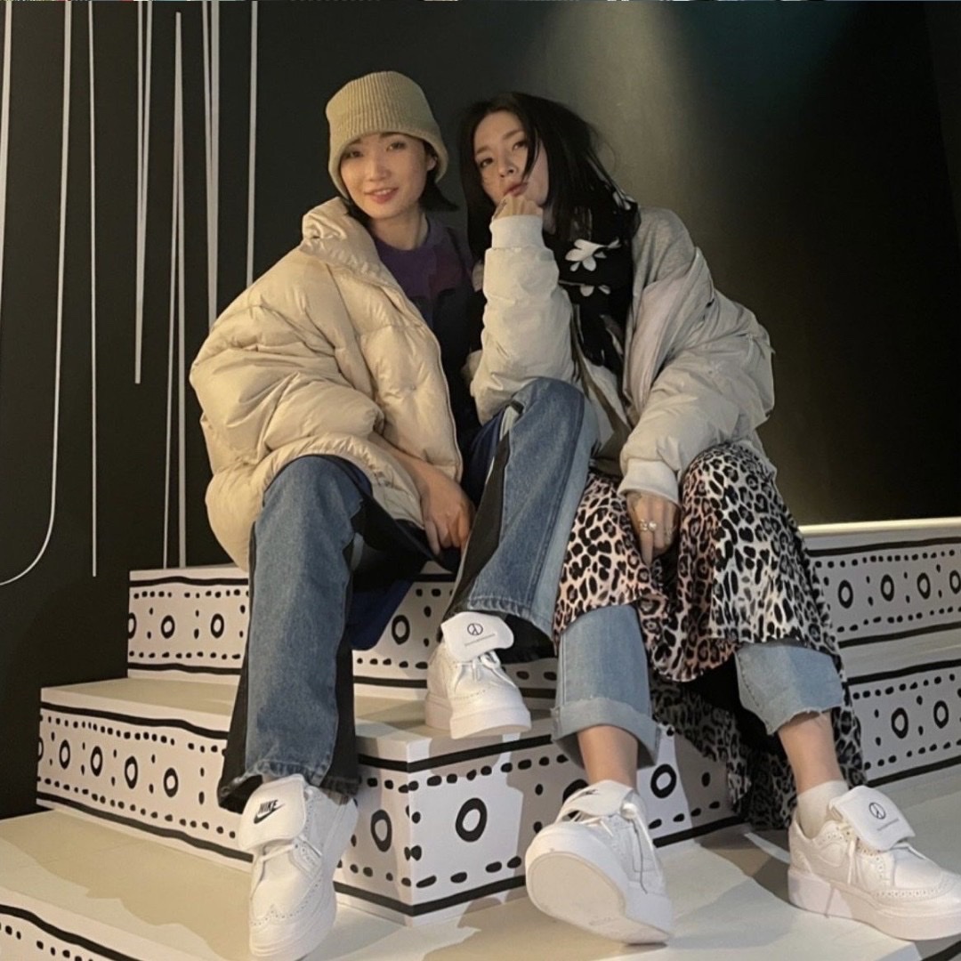 Nike x Peaceminusone Kwondo1 White 착용 스타일 - 2