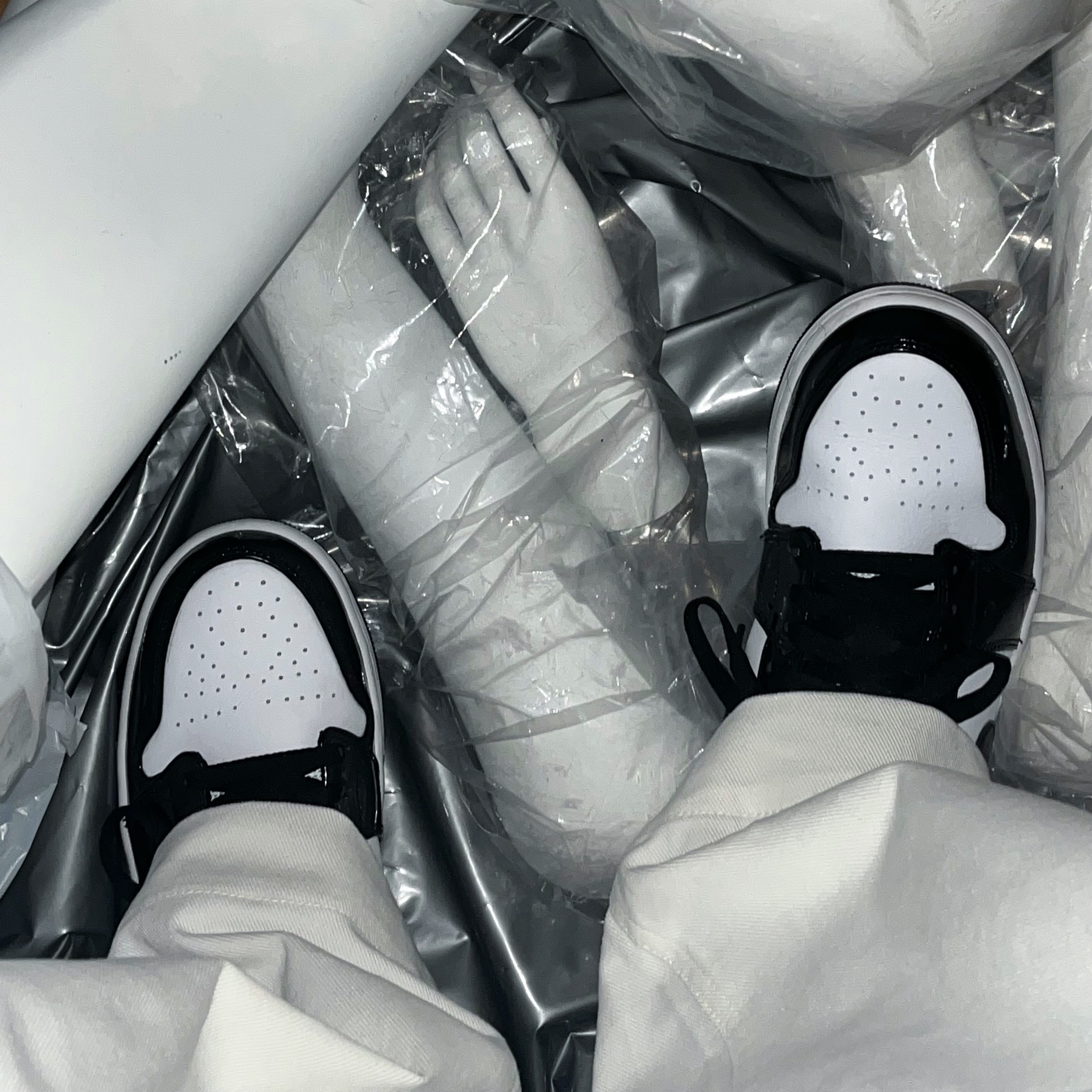 Jordan 1 Mid SE ASW Black 착용 스타일