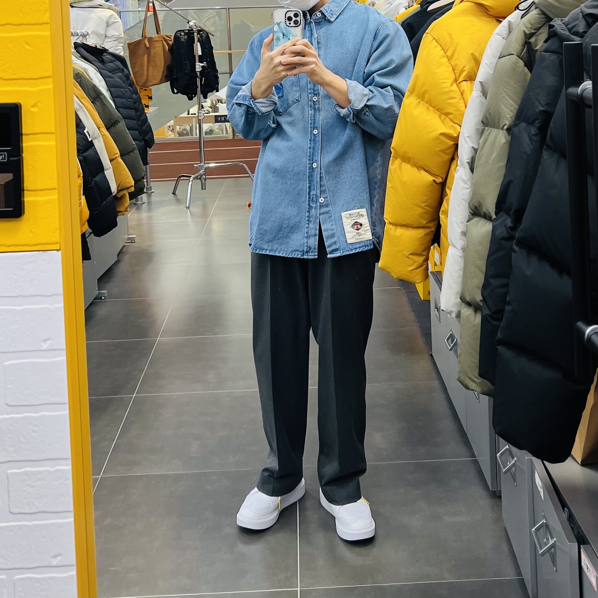 Nike x Peaceminusone Kwondo1 White 착용 스타일 - 2