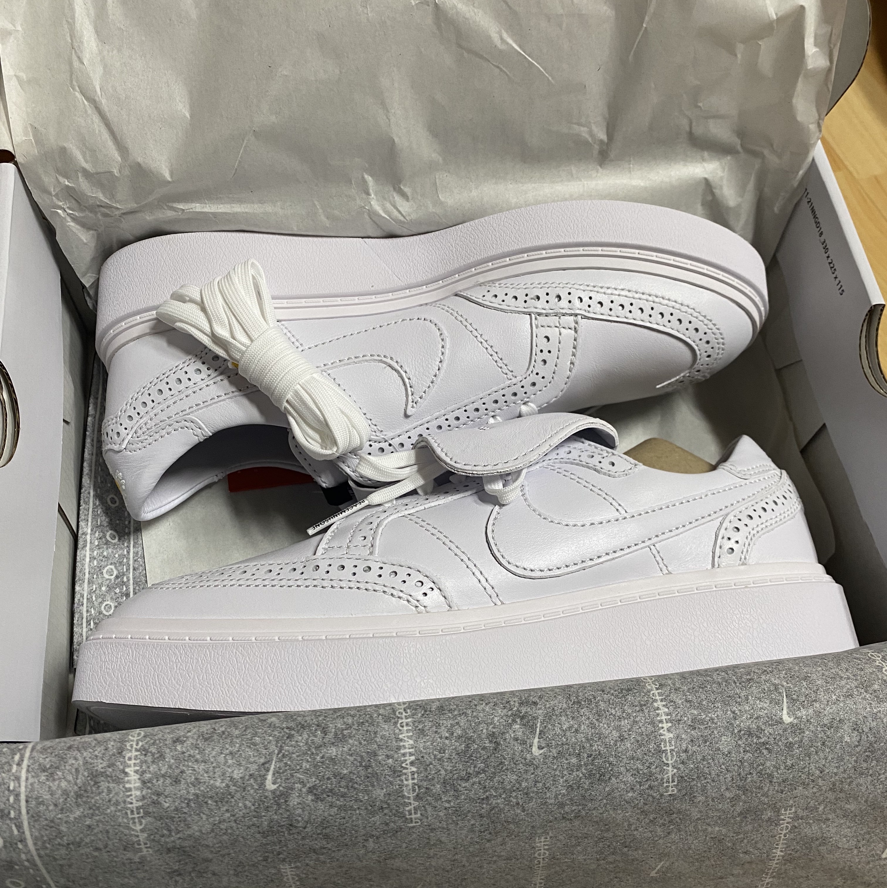 Nike x Peaceminusone Kwondo1 White 착용 스타일