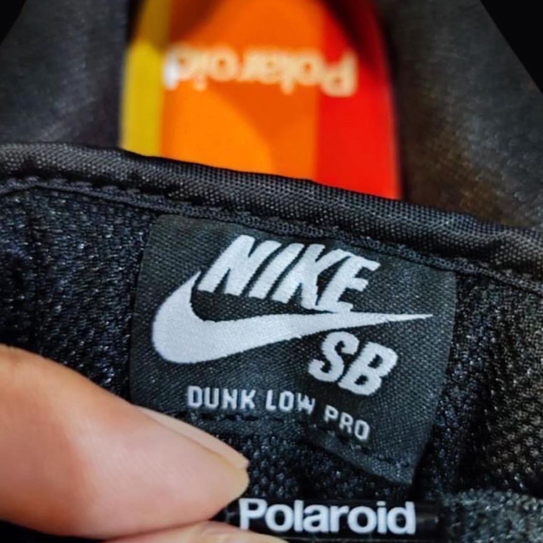 Nike x Polaroid SB Dunk Low Pro QS Black 착용 스타일 - 4