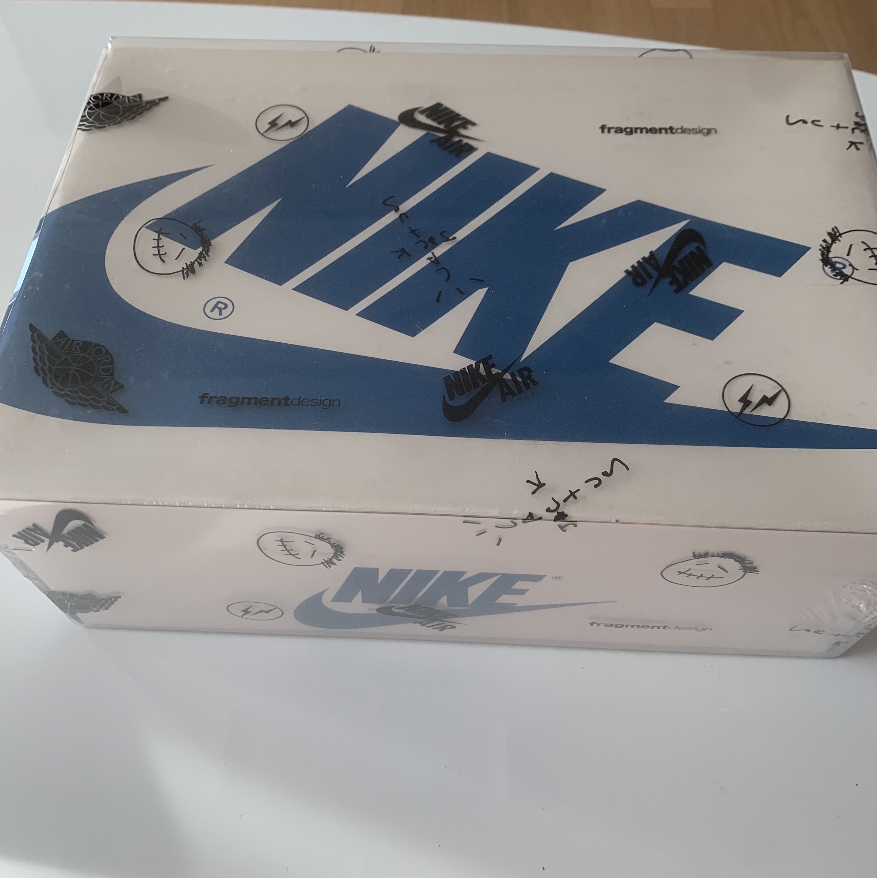 Jordan 1 x Travis Scott x Fragment Retro Low OG SP Military Blue 착용 스타일 - 2