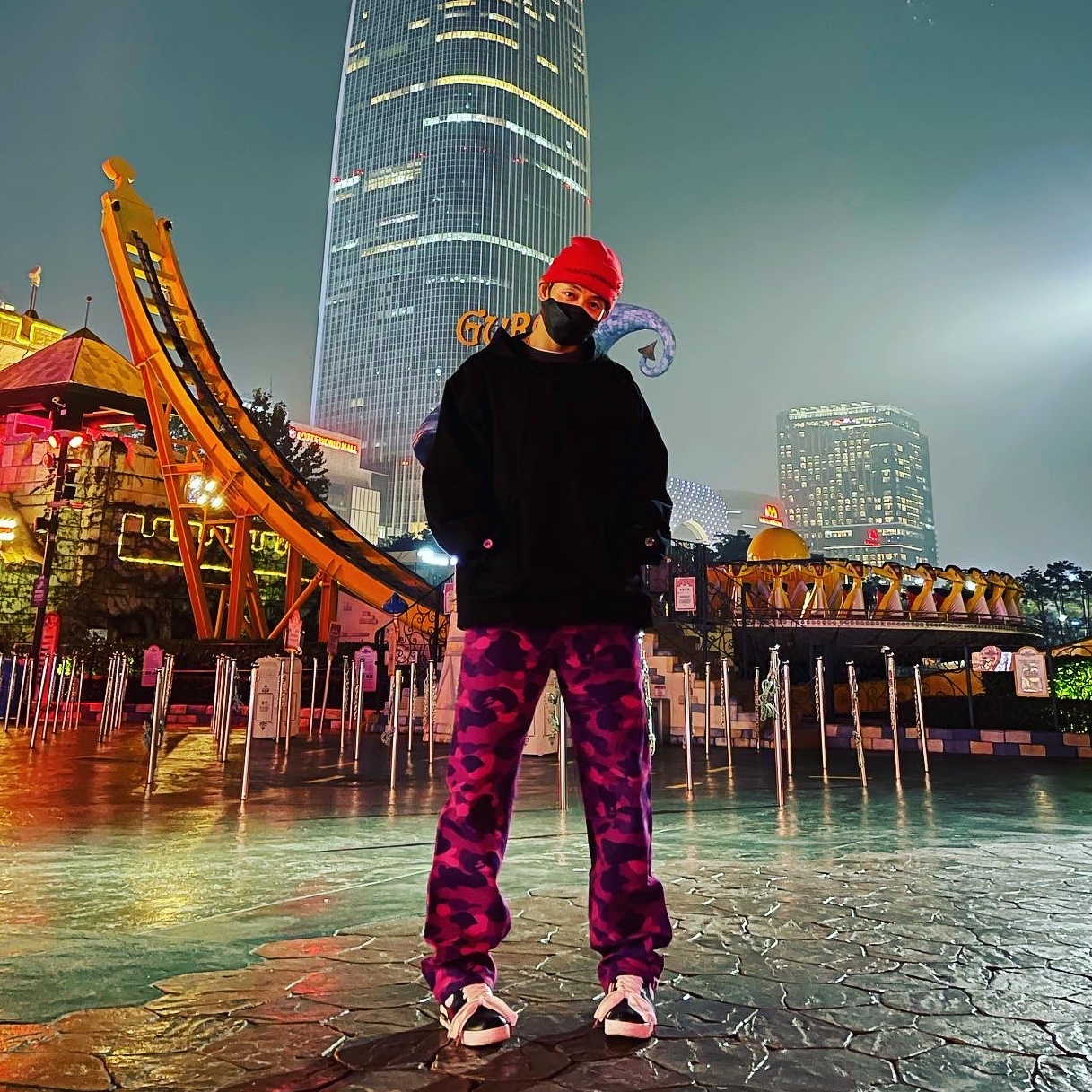 Nike x Peaceminusone Air Force 1 Low Para-Noise 착용 스타일 - 2