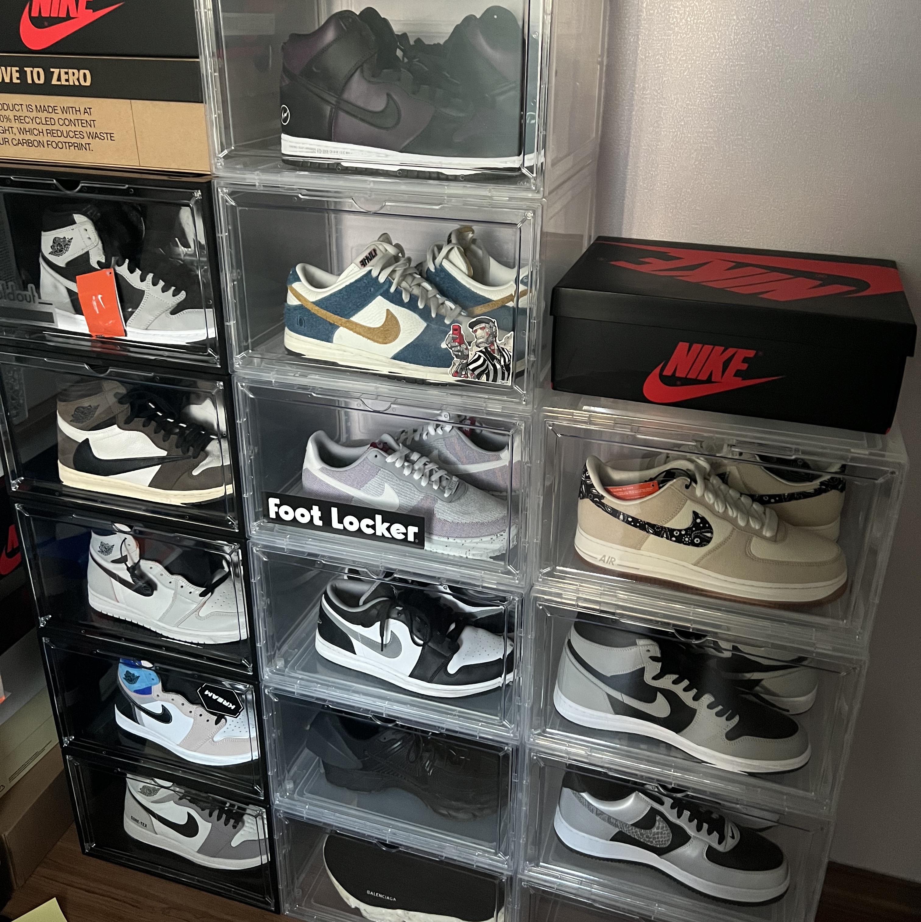 Jordan 1 x Travis Scott Retro High OG SP Mocha, Jordan 1 Retro High OG Shadow 2.0 착용 스타일