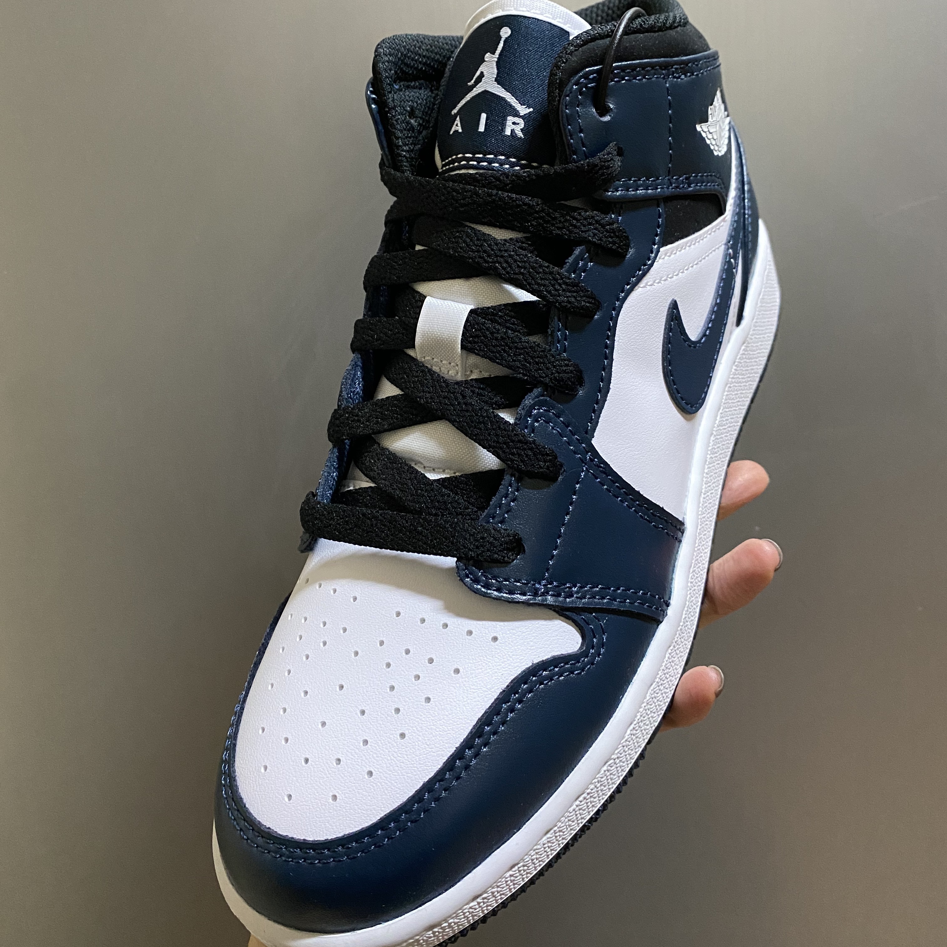 (GS) Jordan 1 Mid Dark Teal 착용 스타일 - 1