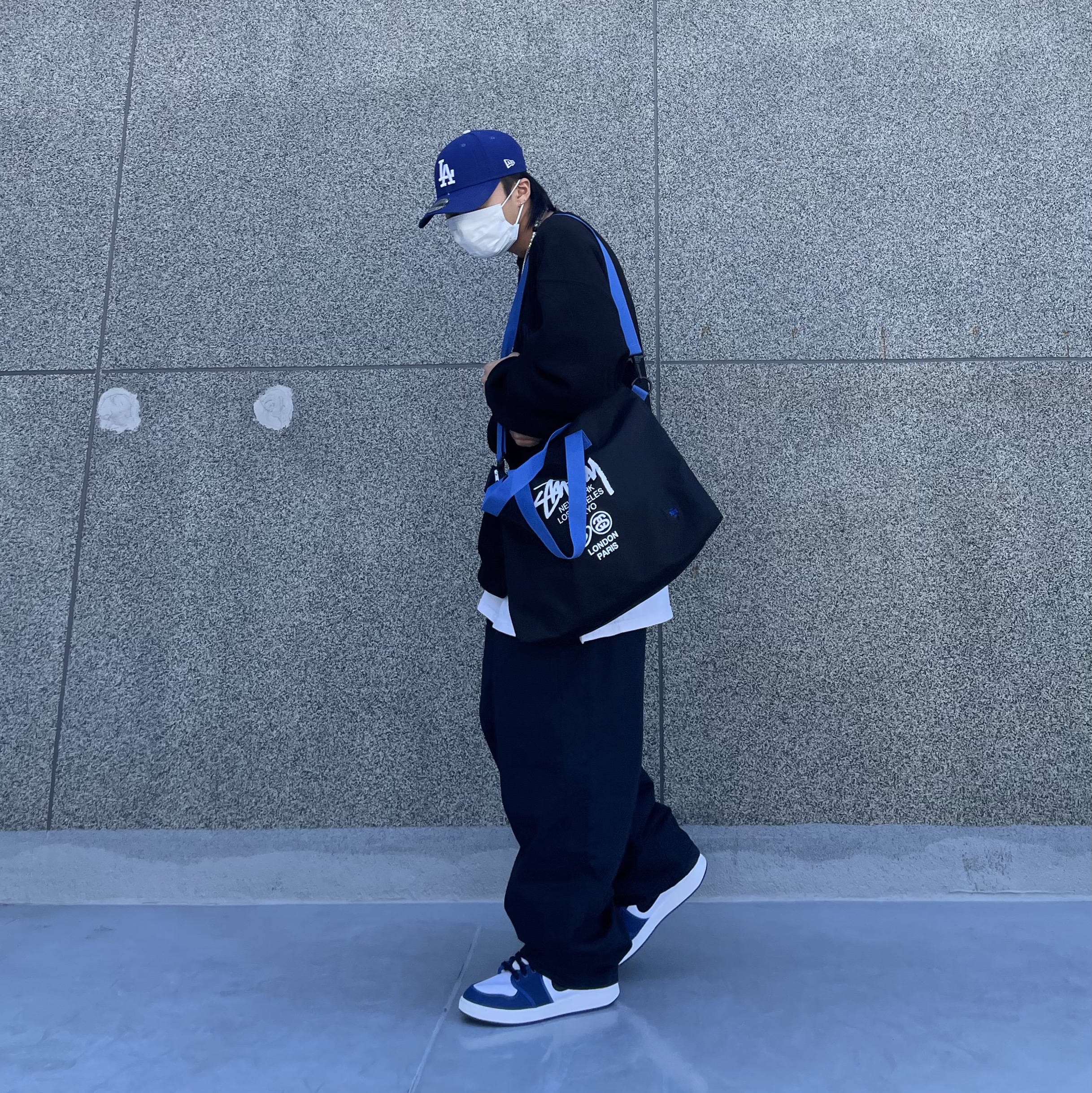 Jordan 1 KO Storm Blue 착용 스타일 - 2