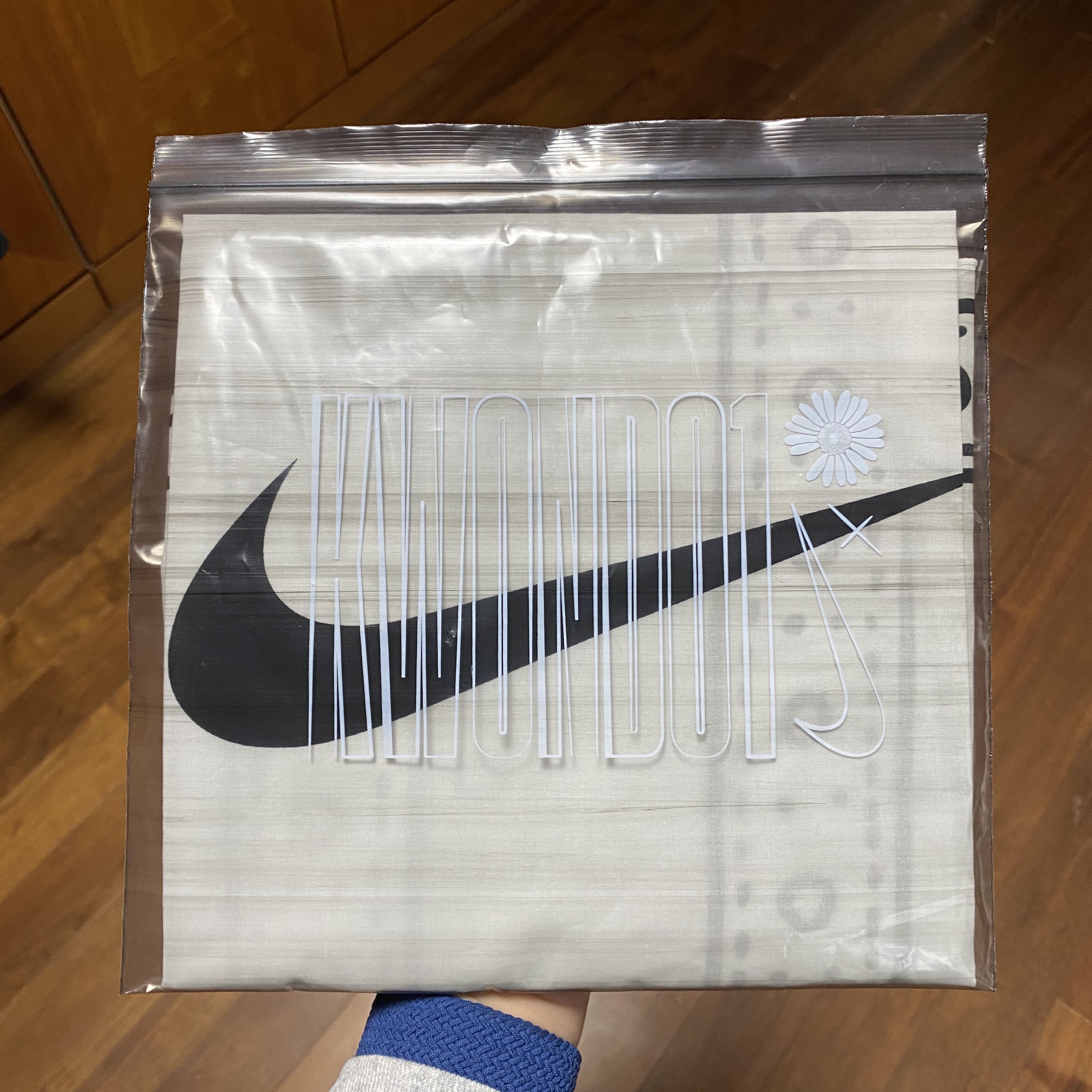 Nike x Peaceminusone Kwondo1 White 착용 스타일 - 4