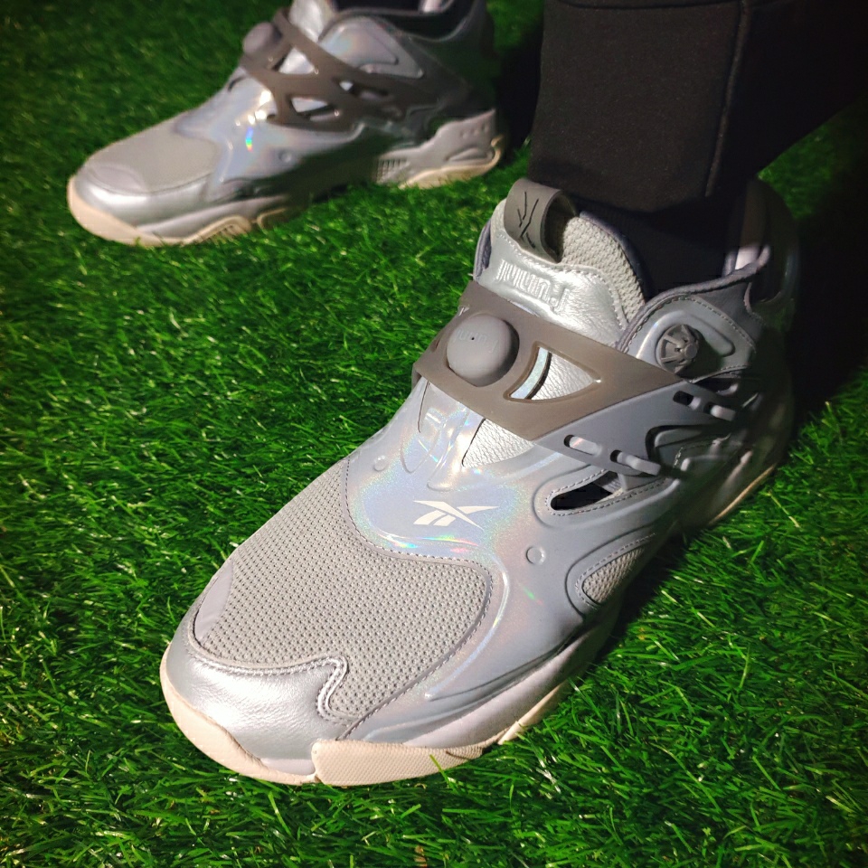 Reebok x Juun.J Pump Court Cold Grey 착용 스타일 - 4
