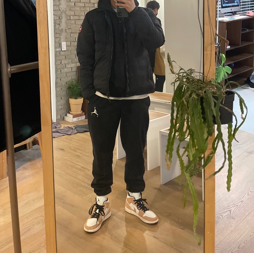 Jordan 1 Mid SE Brushstroke 착용 스타일