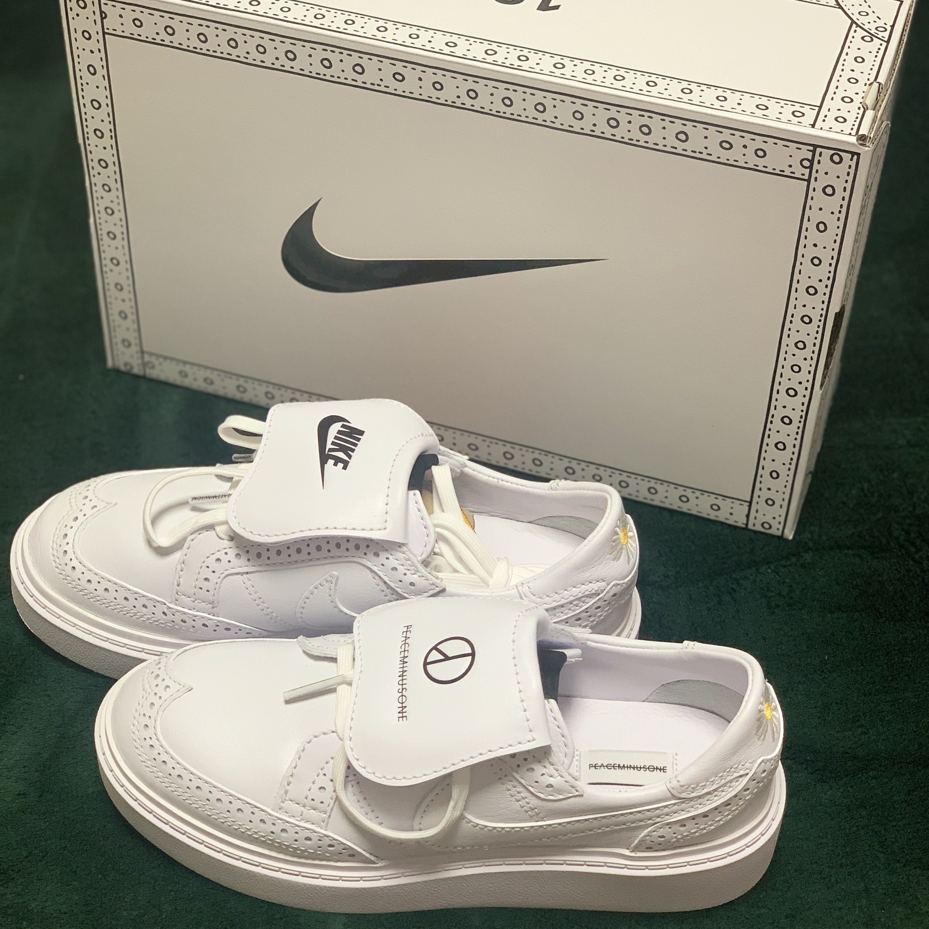 Nike x Peaceminusone Kwondo1 White 착용 스타일 - 1