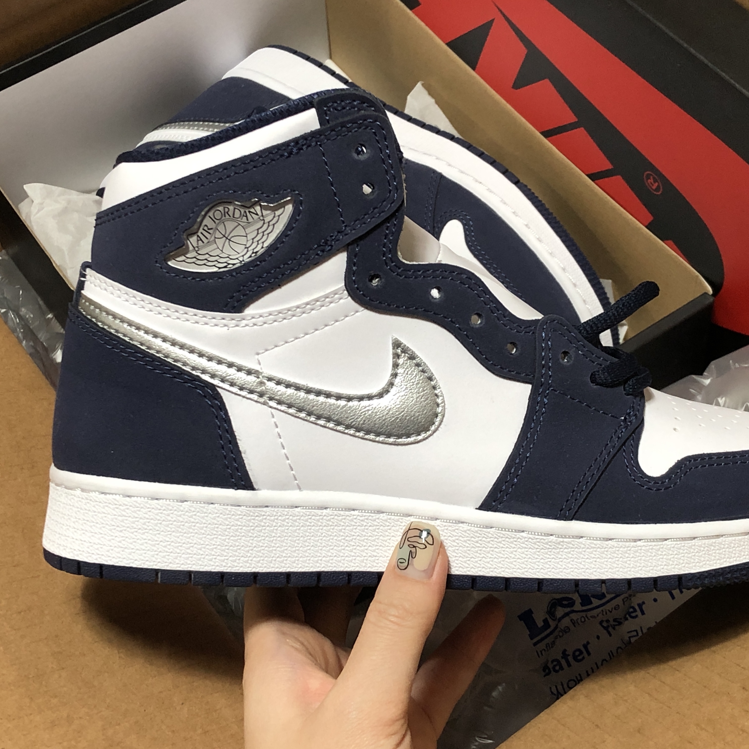 (GS) Jordan 1 Retro High OG CO.JP Midnight Navy 착용 스타일 - 2