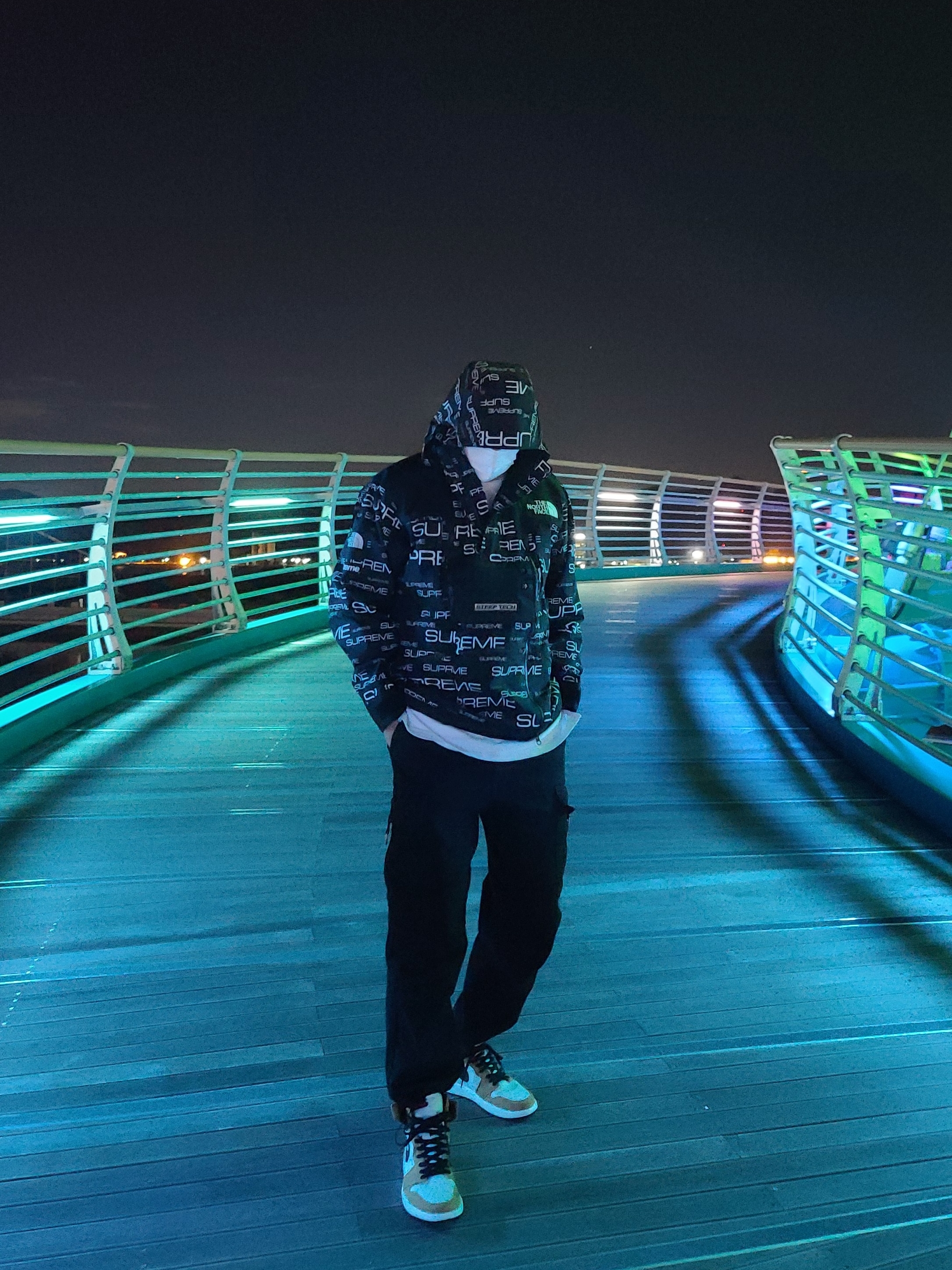 Supreme x The North Face Steep Tech Apogee Jacket Black - 21FW, Jordan 1 Retro High Rookie of the Year 착용 스타일 - 1