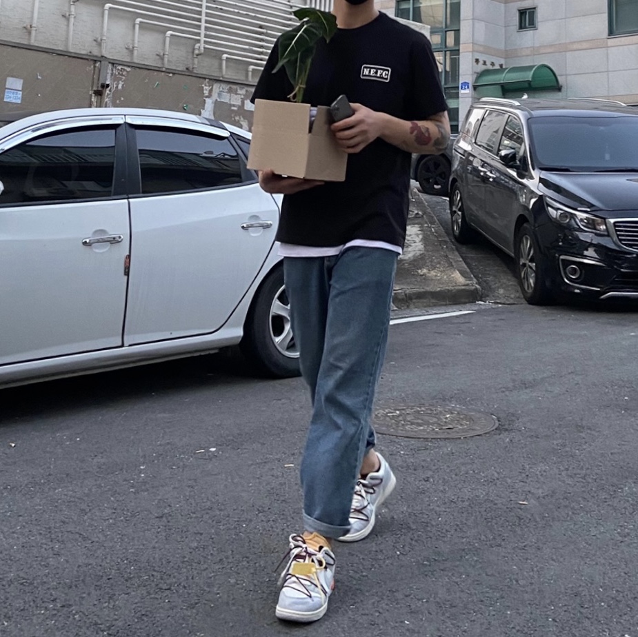 Nike x Off-White Dunk Low The 50 - Lot 46 착용 스타일