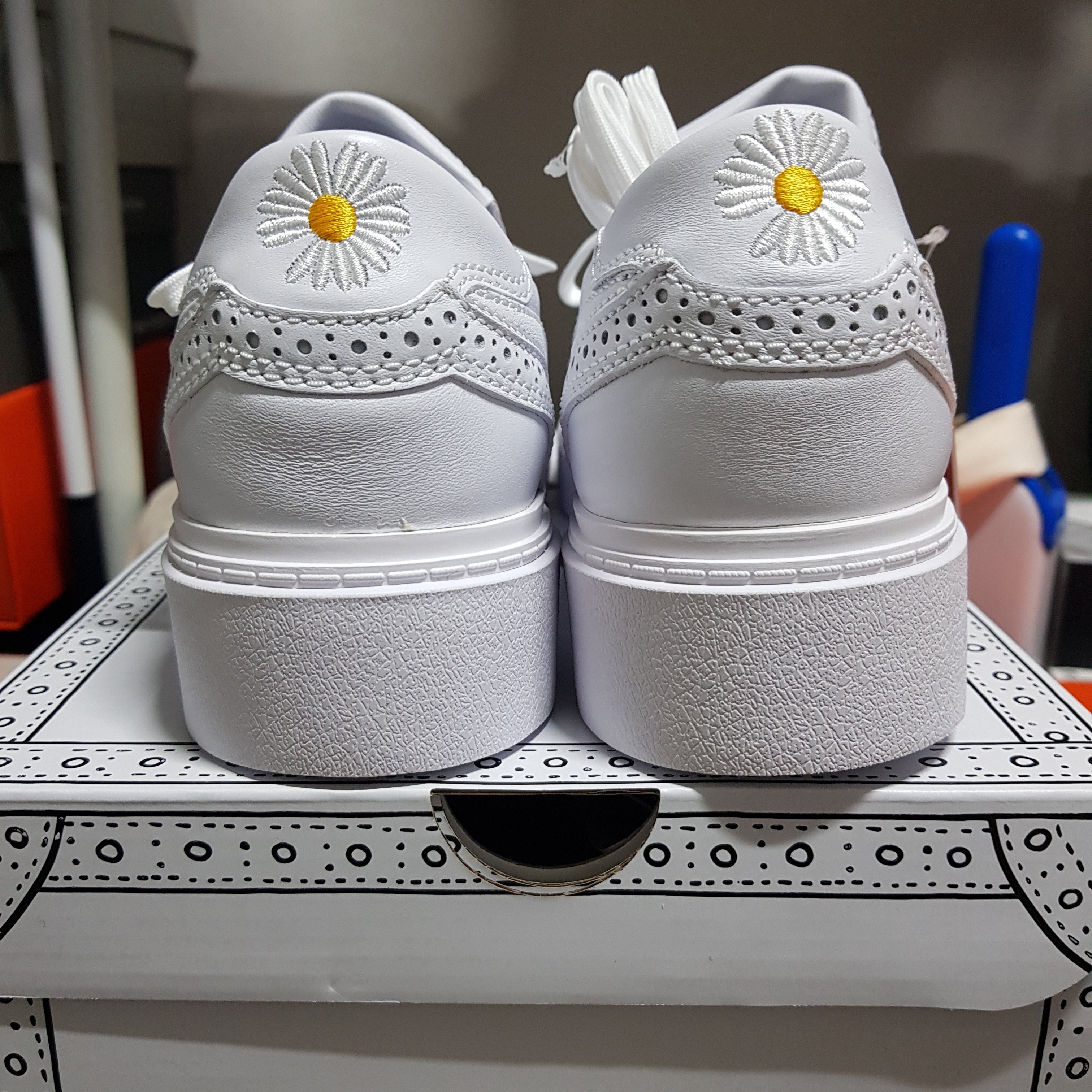 Nike x Peaceminusone Kwondo1 White 착용 스타일 - 4