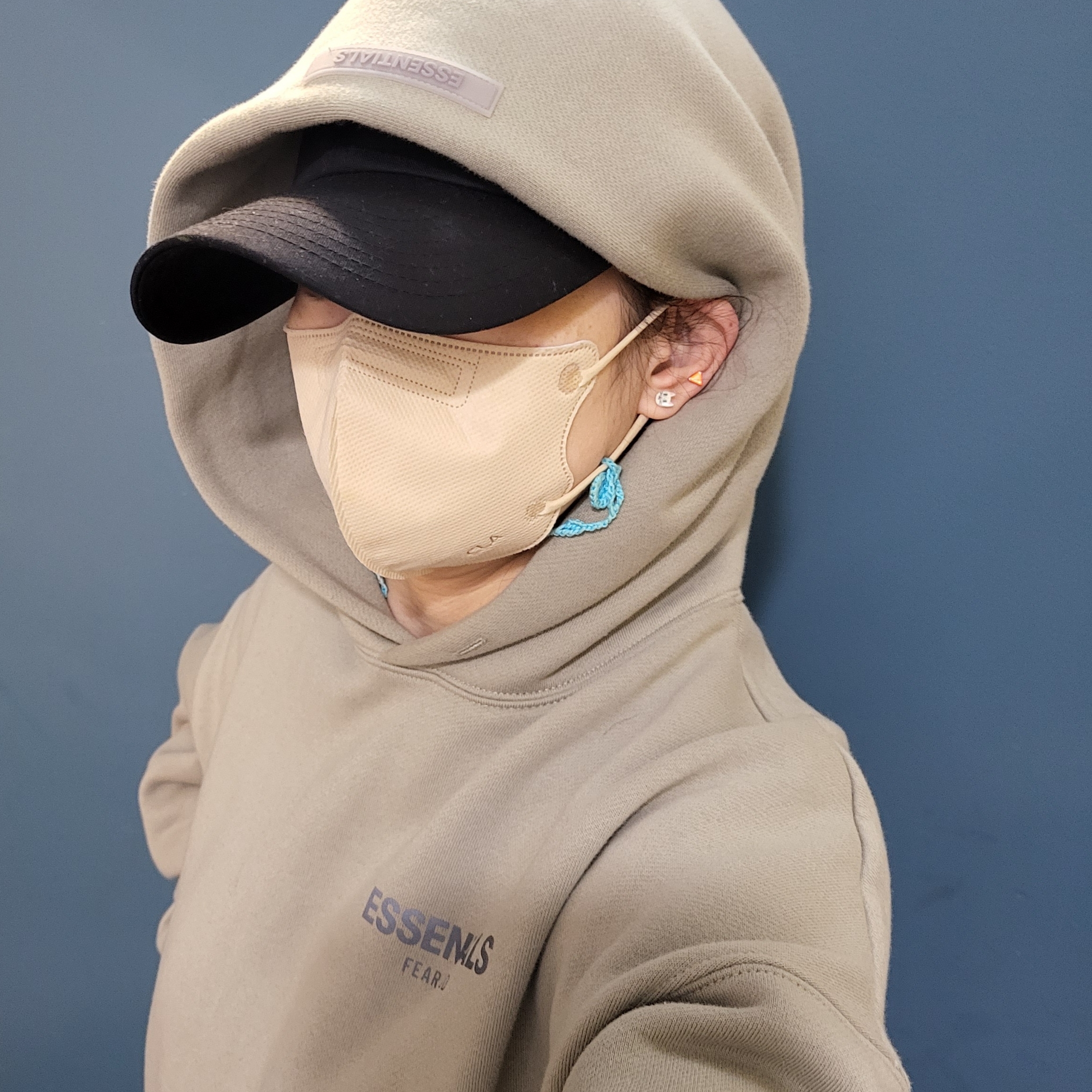 (Kids) Essentials Pull-Over Hoodie Pistachio - 21FW 착용 스타일
