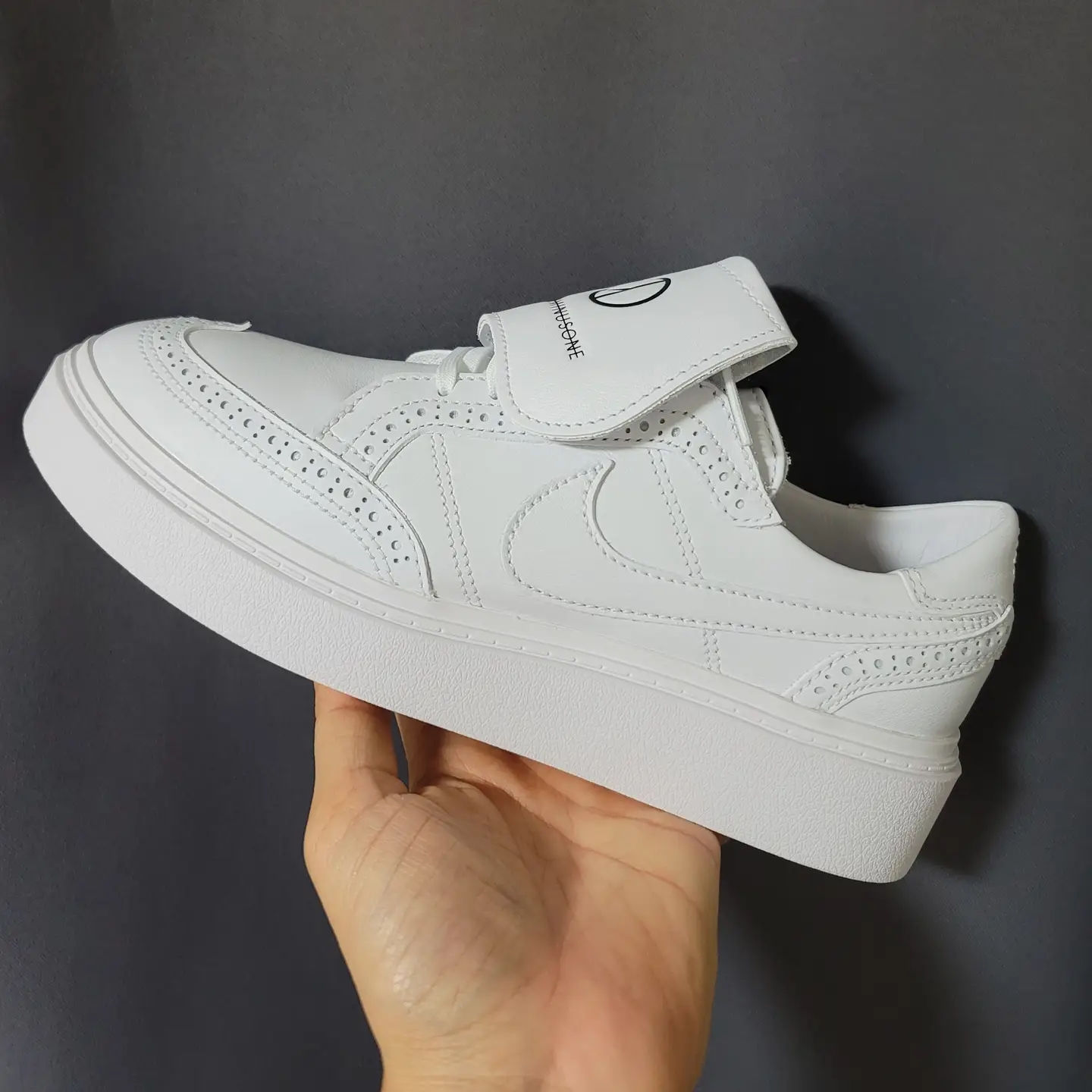 Nike x Peaceminusone Kwondo1 White 착용 스타일 - 3