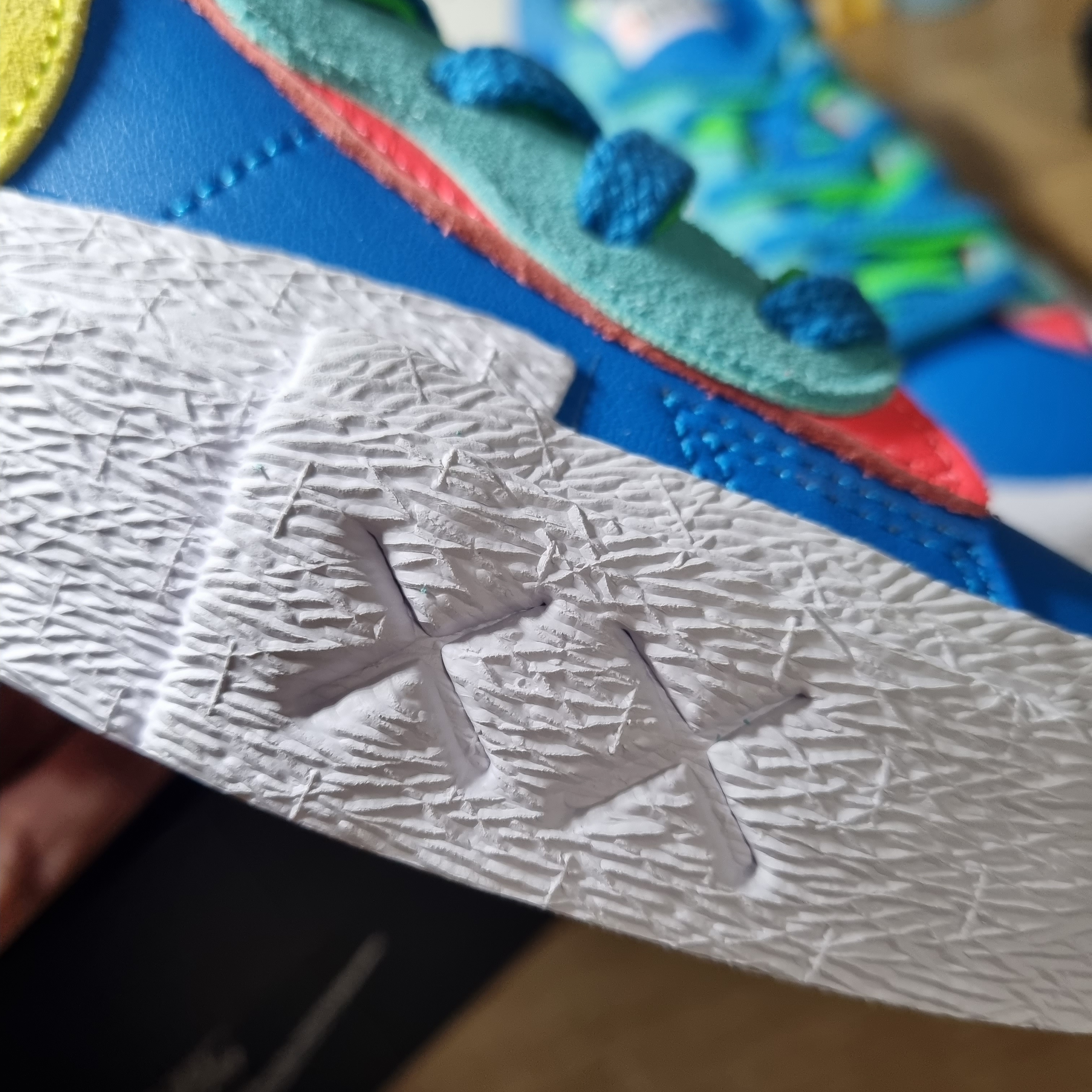 Nike x Sacai x Kaws Blazer Low Neptune Blue 착용 스타일 - 2