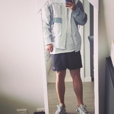 Nike x Sacai LDWaffle Summit White 착용 스타일