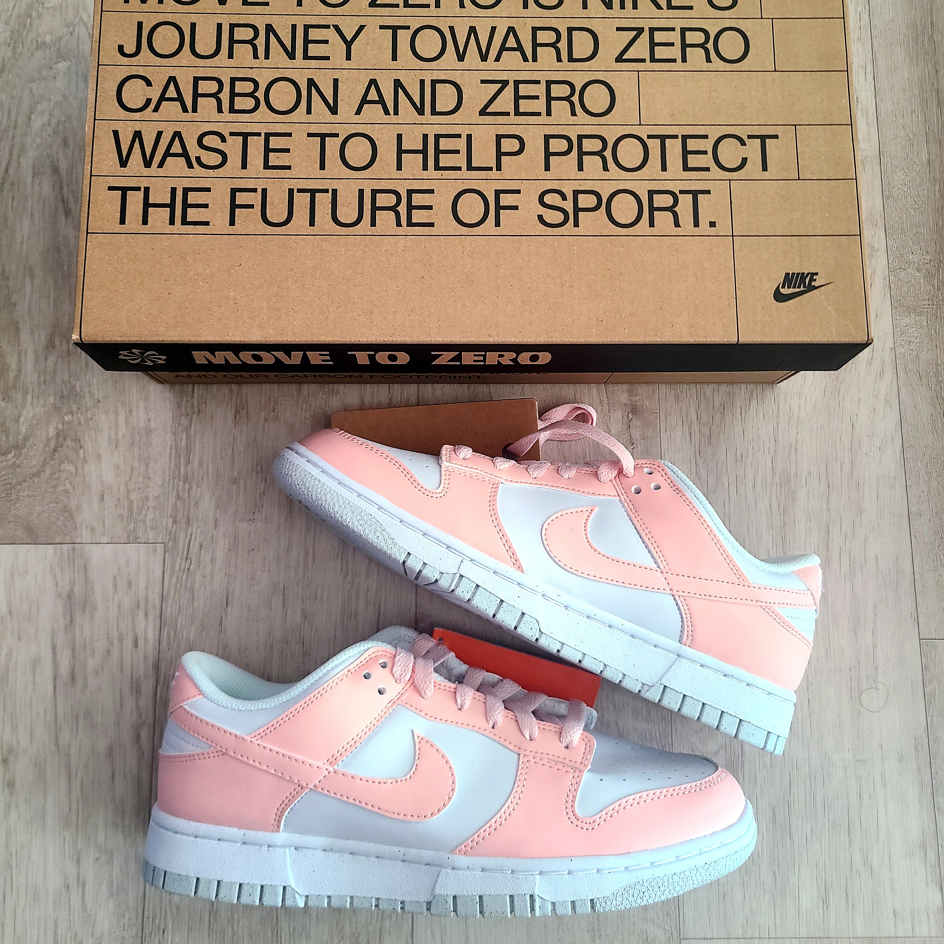 (W) Nike Dunk Low Next Nature Pale Coral 착용 스타일