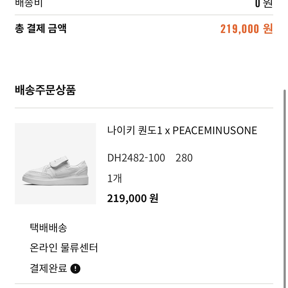 Nike x Peaceminusone Kwondo1 White 착용 스타일