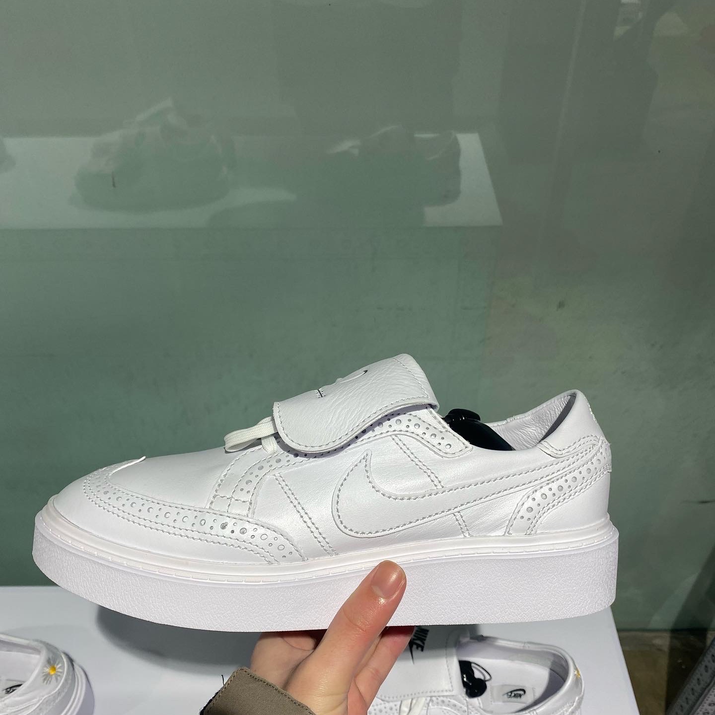 Nike x Peaceminusone Kwondo1 White 착용 스타일 - 2