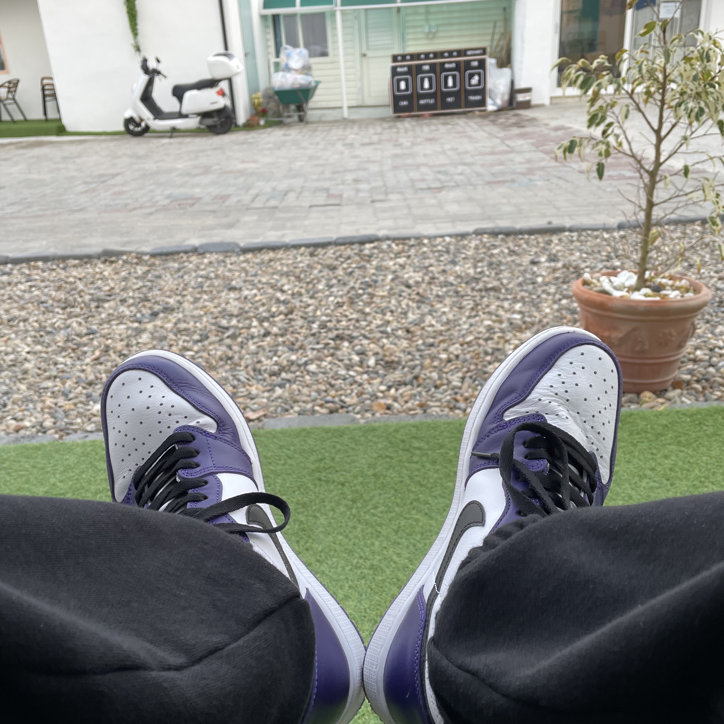 Jordan 1 Retro High OG Court Purple 2020 착용 스타일