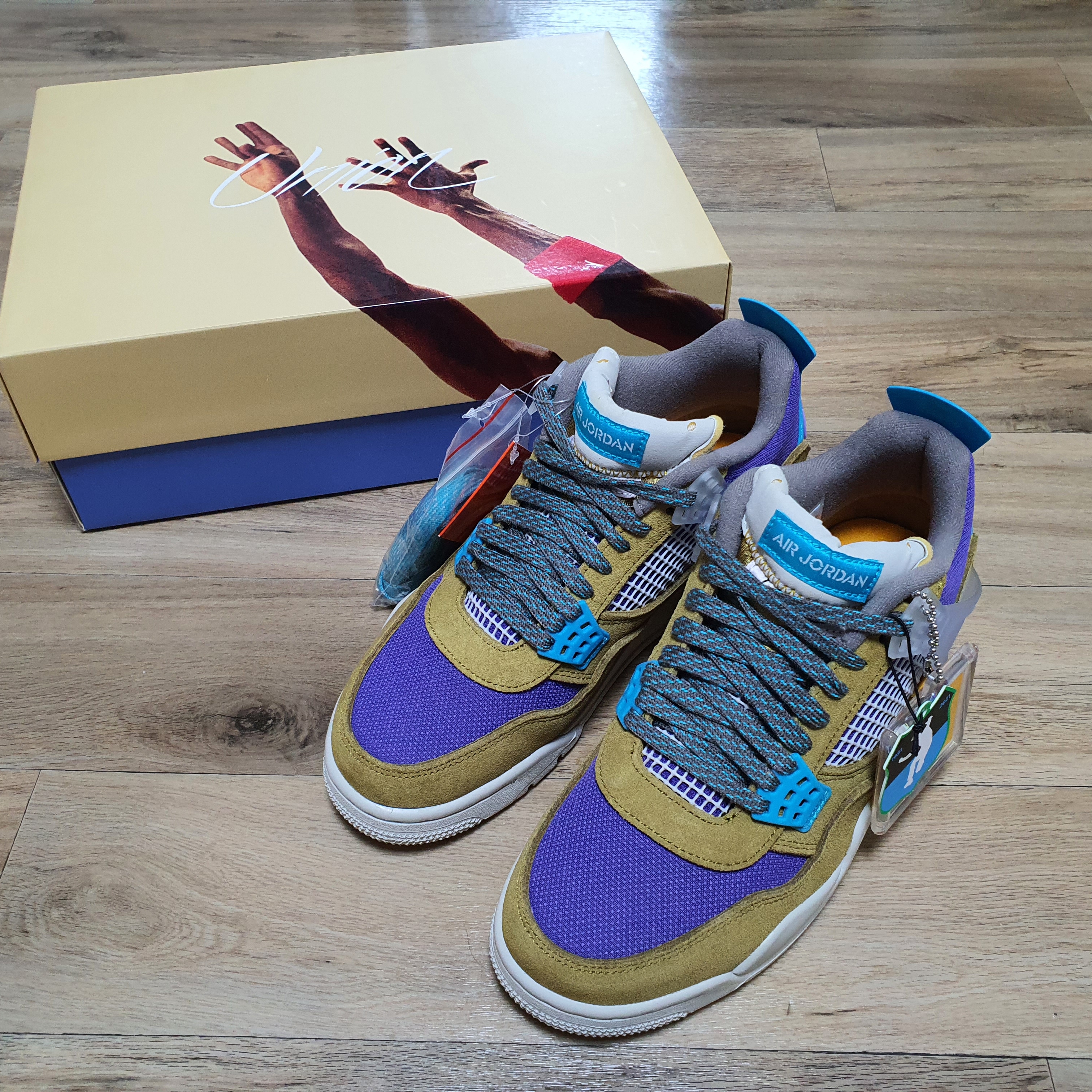 Jordan 4 x Union Retro SP Desert Moss 착용 스타일