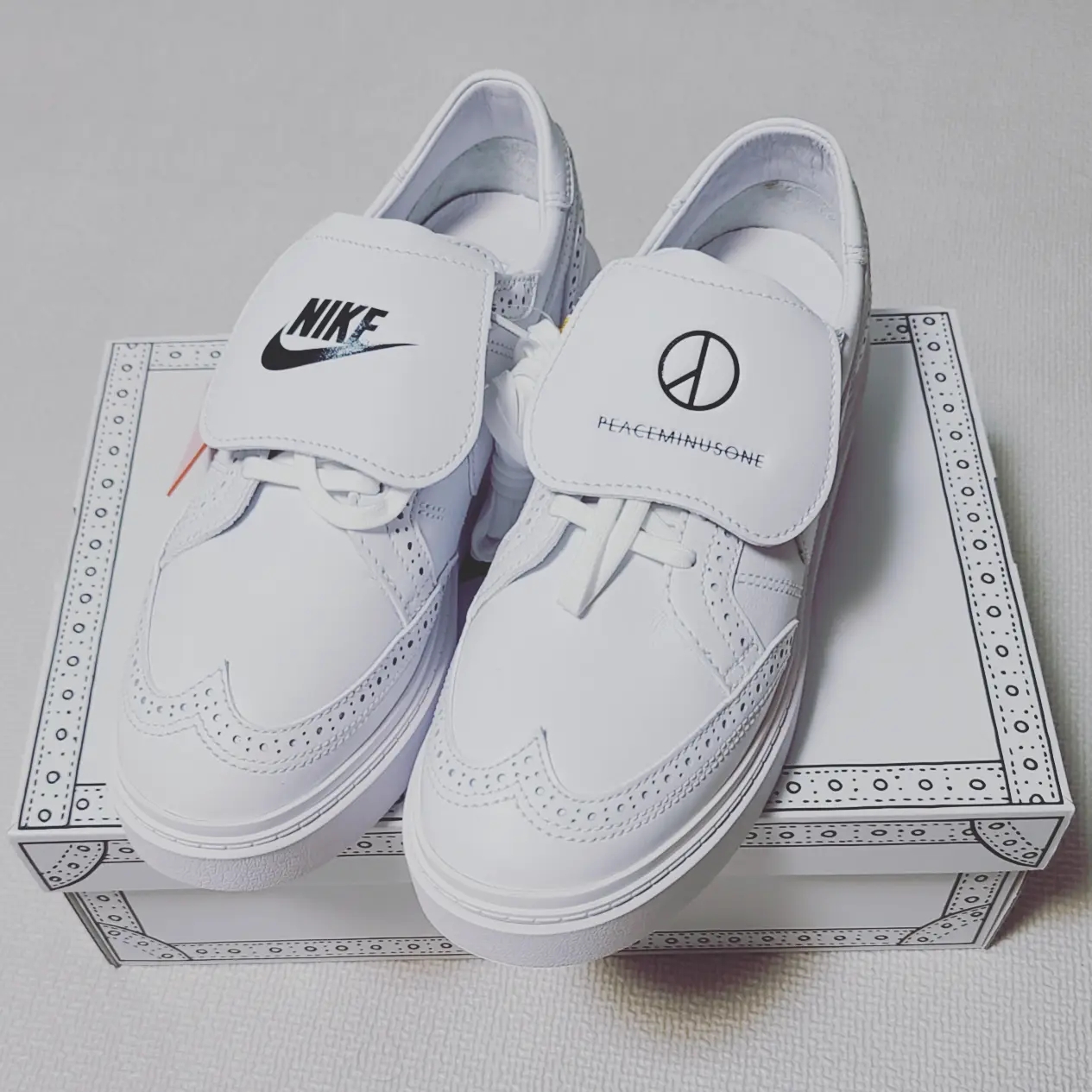 Nike x Peaceminusone Kwondo1 White 착용 스타일 - 2