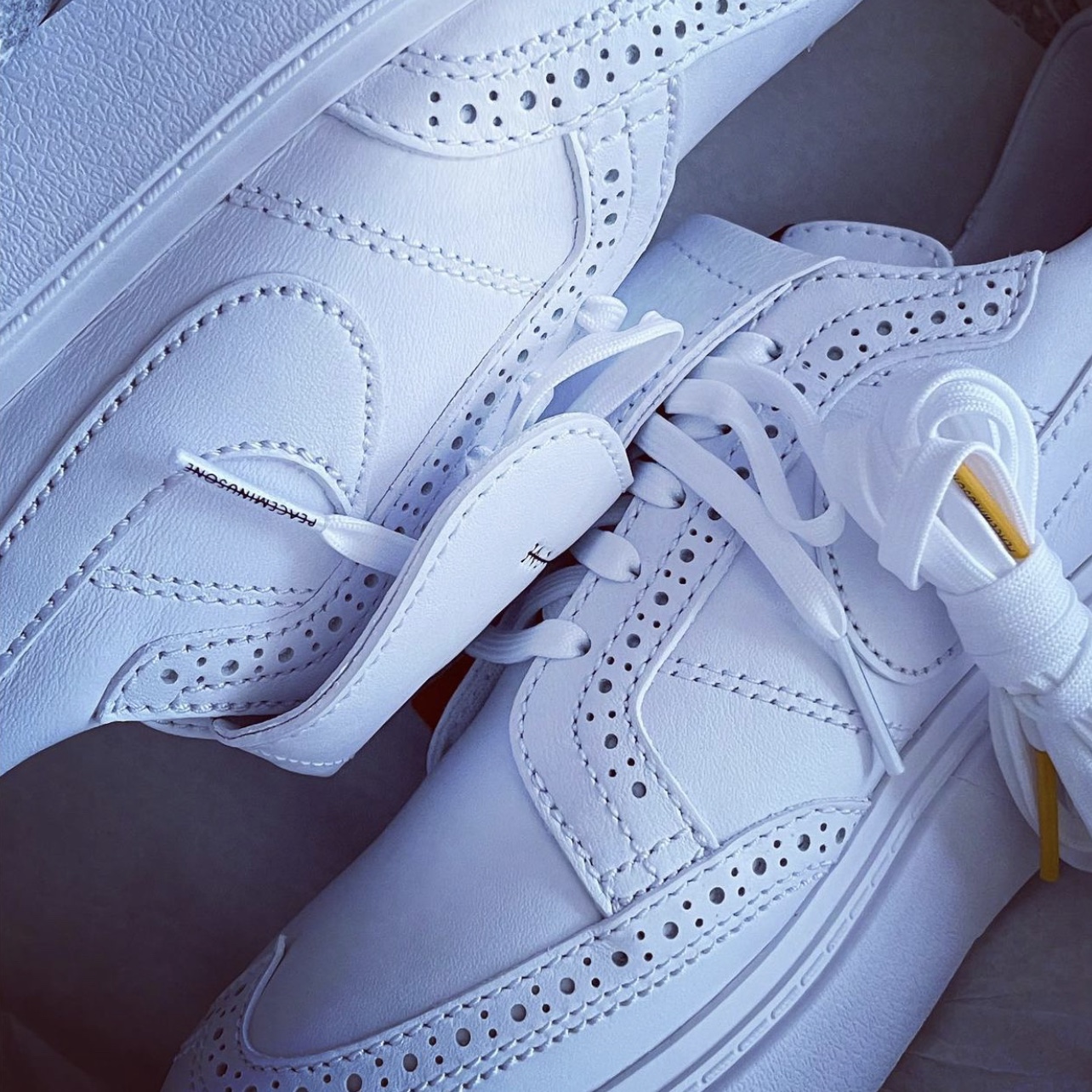 Nike x Peaceminusone Kwondo1 White 착용 스타일 - 3