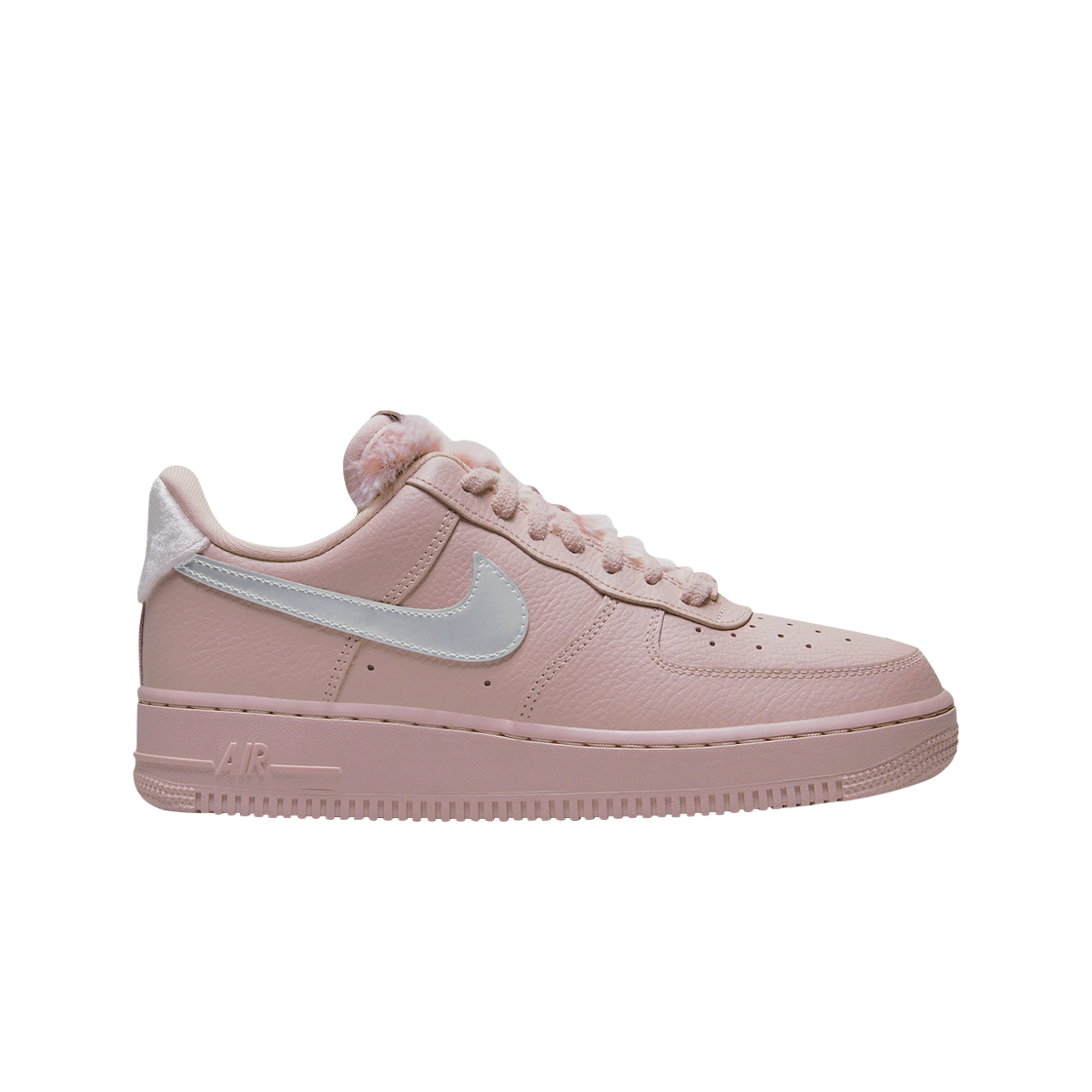 (W) 나이키 에어포스 1 '07 핑크 옥스포드 퍼((W) Nike Air Force 1 '07 Pink Oxford Fur)
