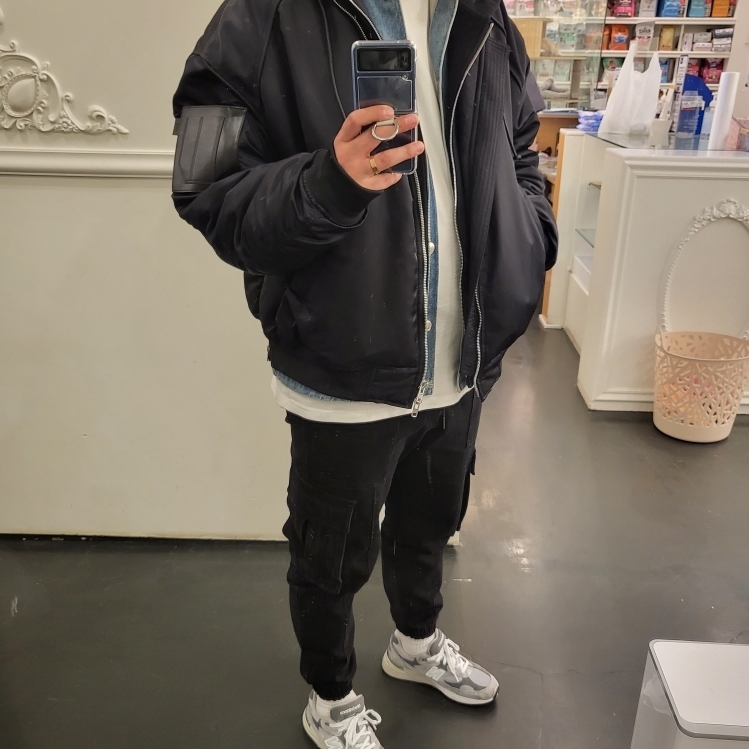 New Balance 992 Made in USA Grey - D Standard 착용 스타일