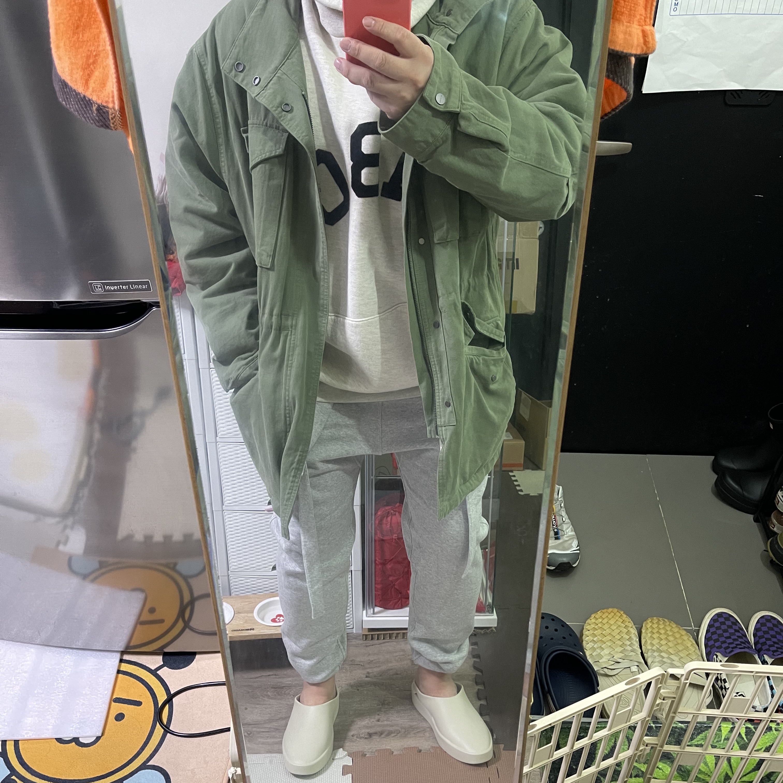 Fear of God The California Oat 착용 스타일