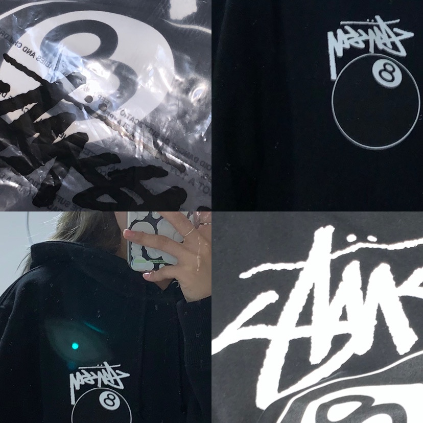 Stussy 8 Ball Hoodie Black - 21FW 착용 스타일