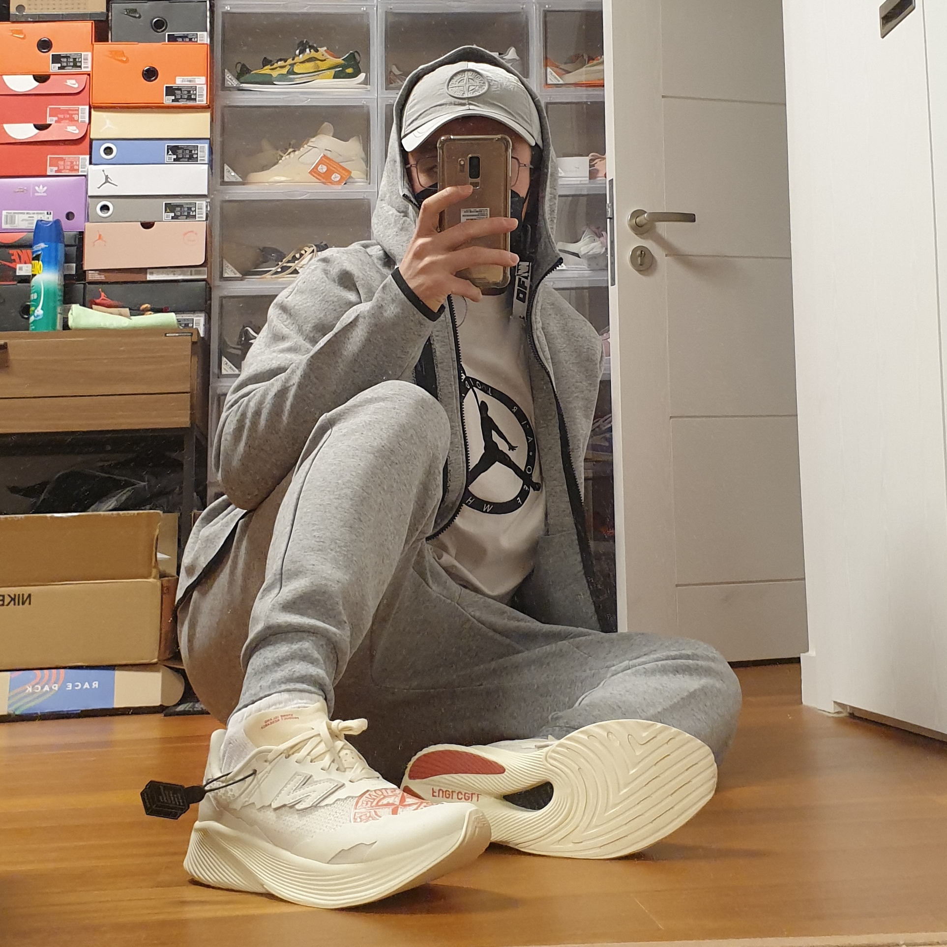 New Balance x Stone Island x Tokyo Design Studio FuelCell RC Elite v2, Jordan x Off-White S/S T-Shirt Phantom - Asia 착용 스타일 - 3