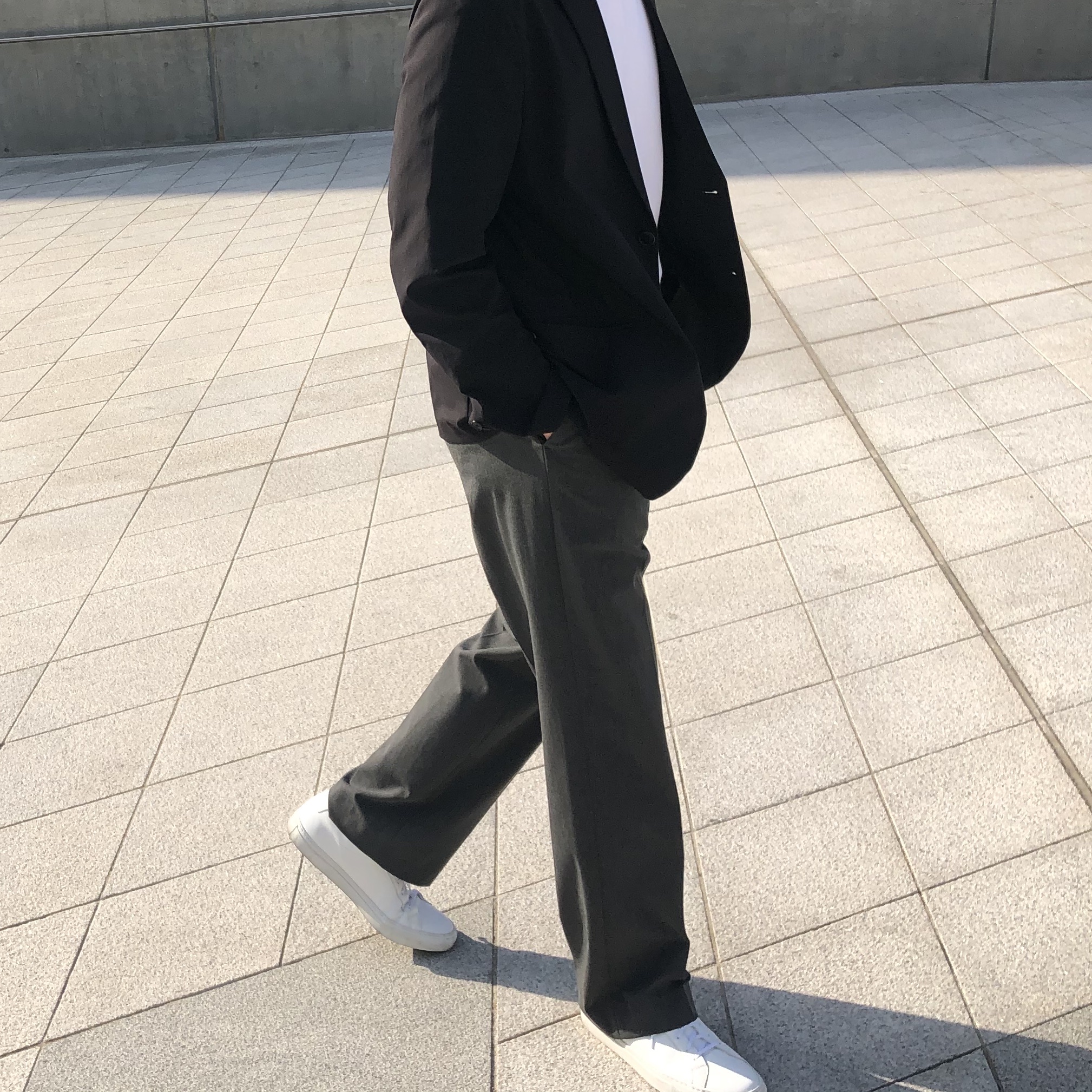 Common Projects Original Achilles Low White 착용 스타일 - 2