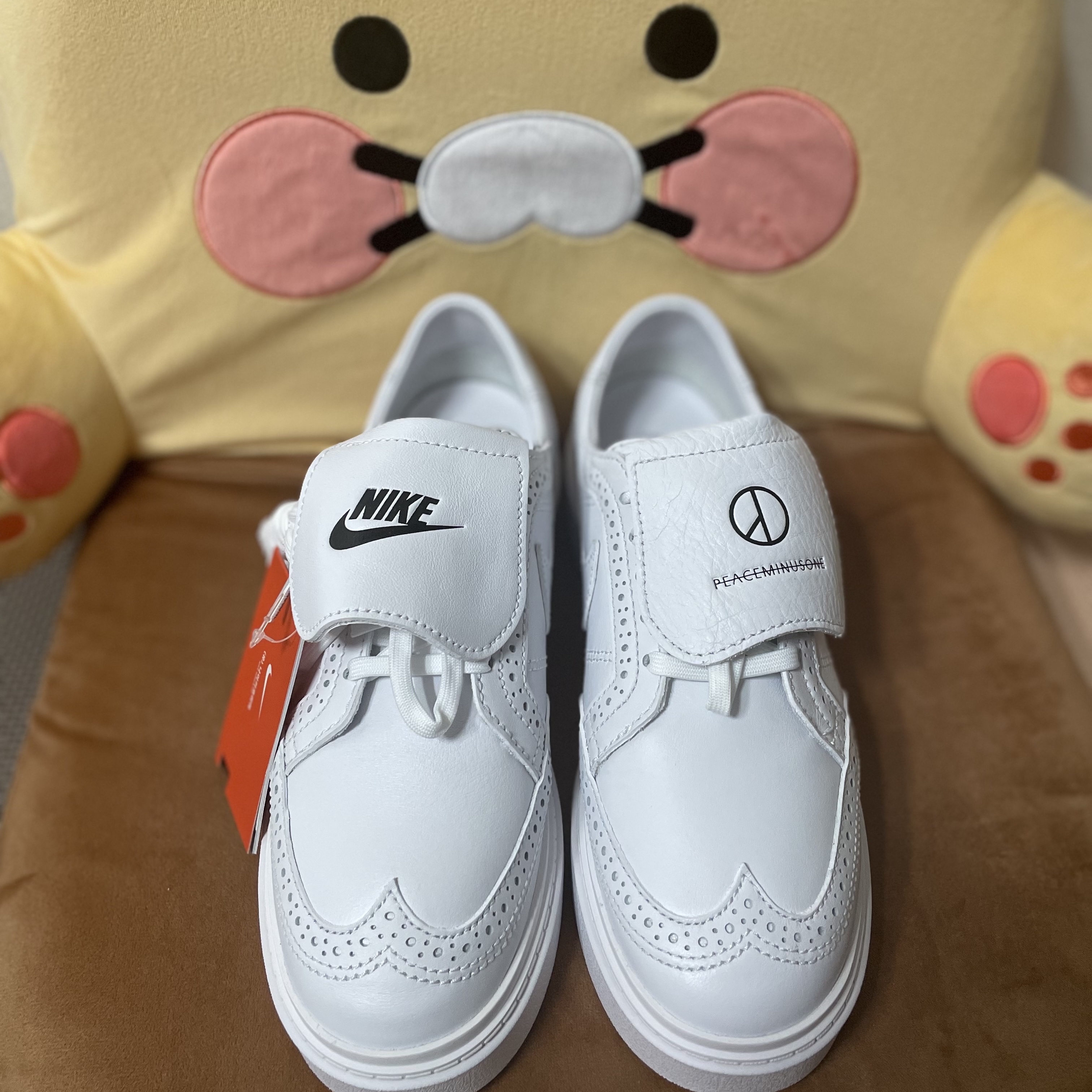Nike x Peaceminusone Kwondo1 White 착용 스타일 - 1