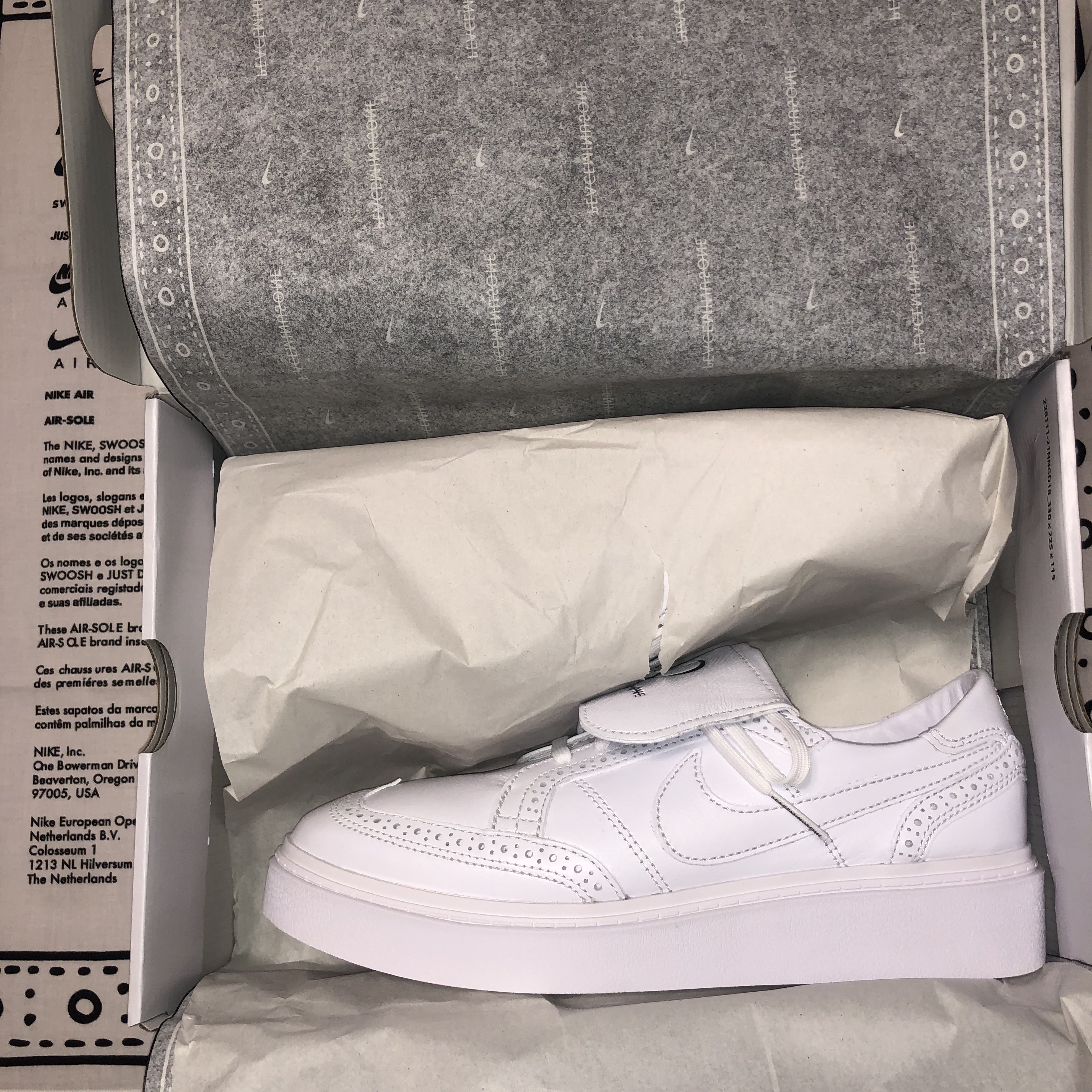 Nike x Peaceminusone Kwondo1 White 착용 스타일 - 4