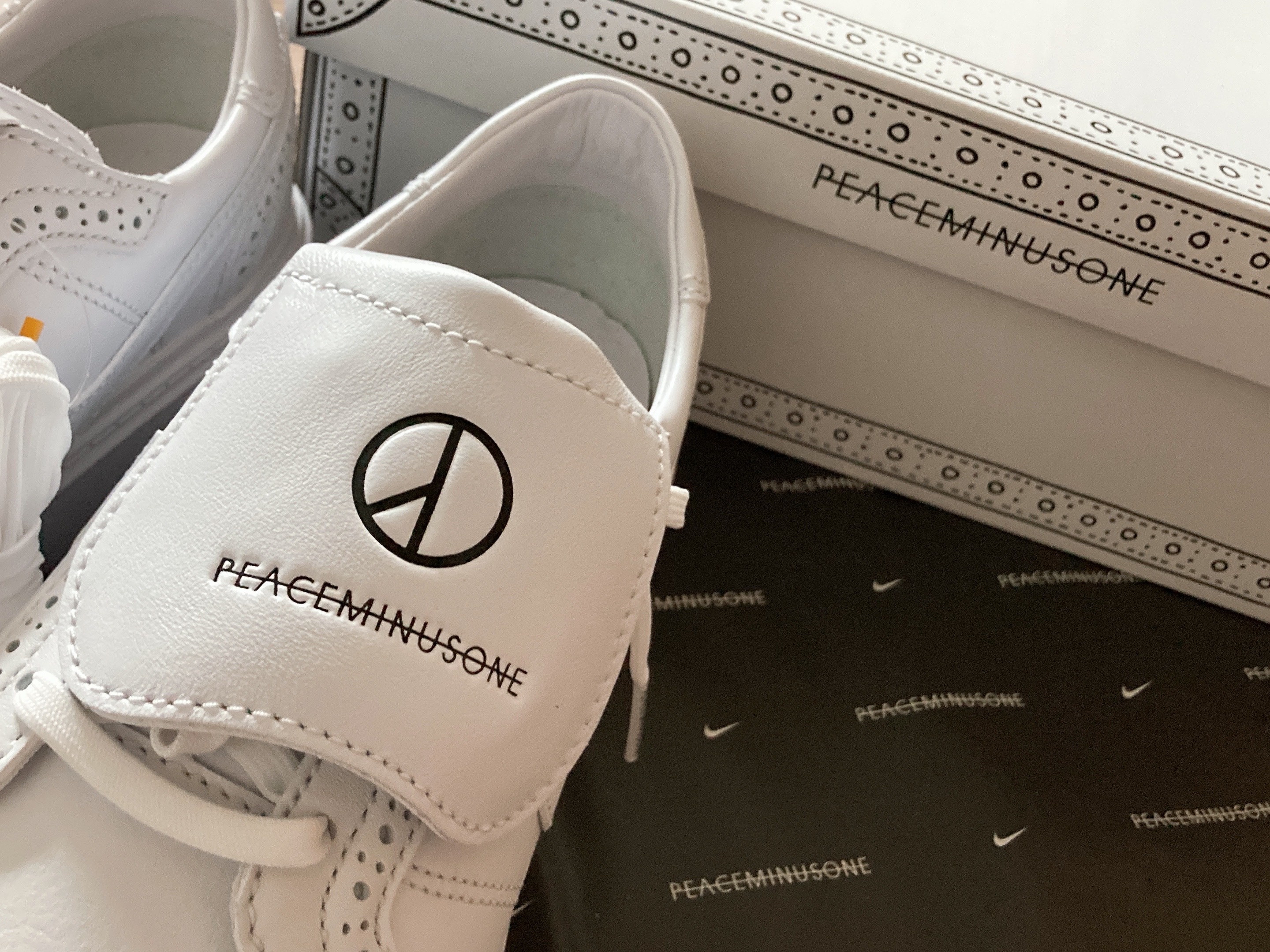 Nike x Peaceminusone Kwondo1 White 착용 스타일