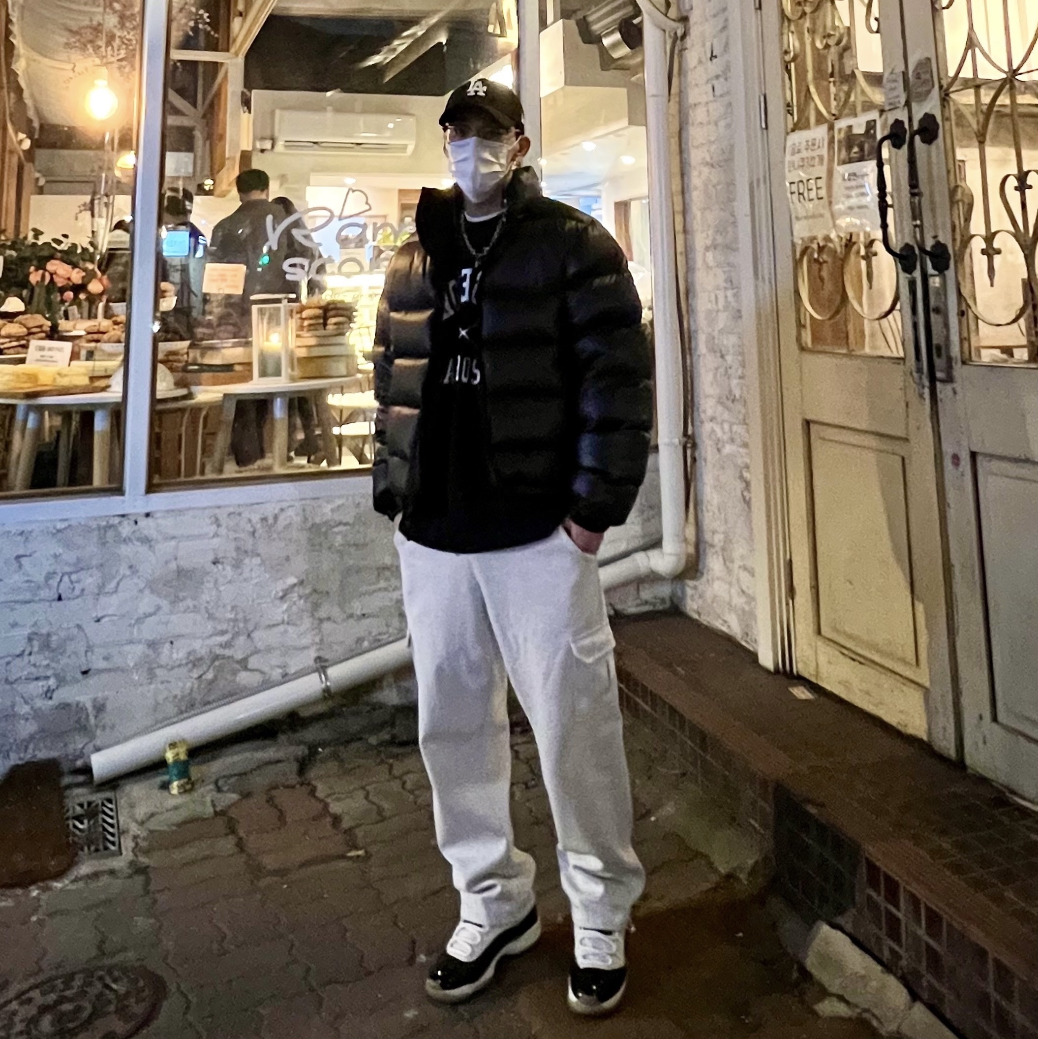 Jordan 11 Retro Concord 2018, Nike x Drake Nocta Puffer Jacket Black - Asia 착용 스타일