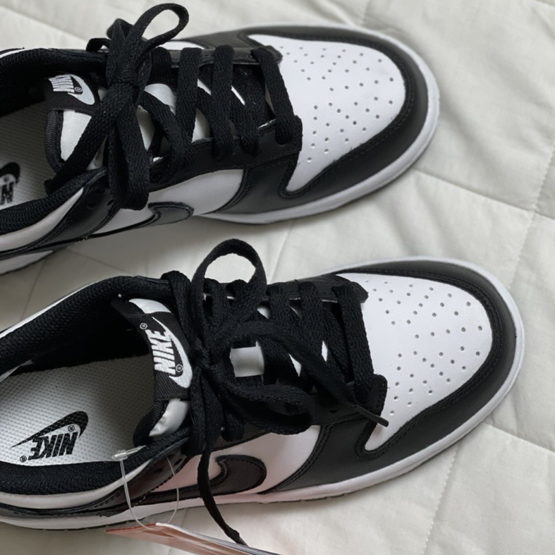 (GS) Nike Dunk Low Black, Nike Dunk Low Retro Black 착용 스타일