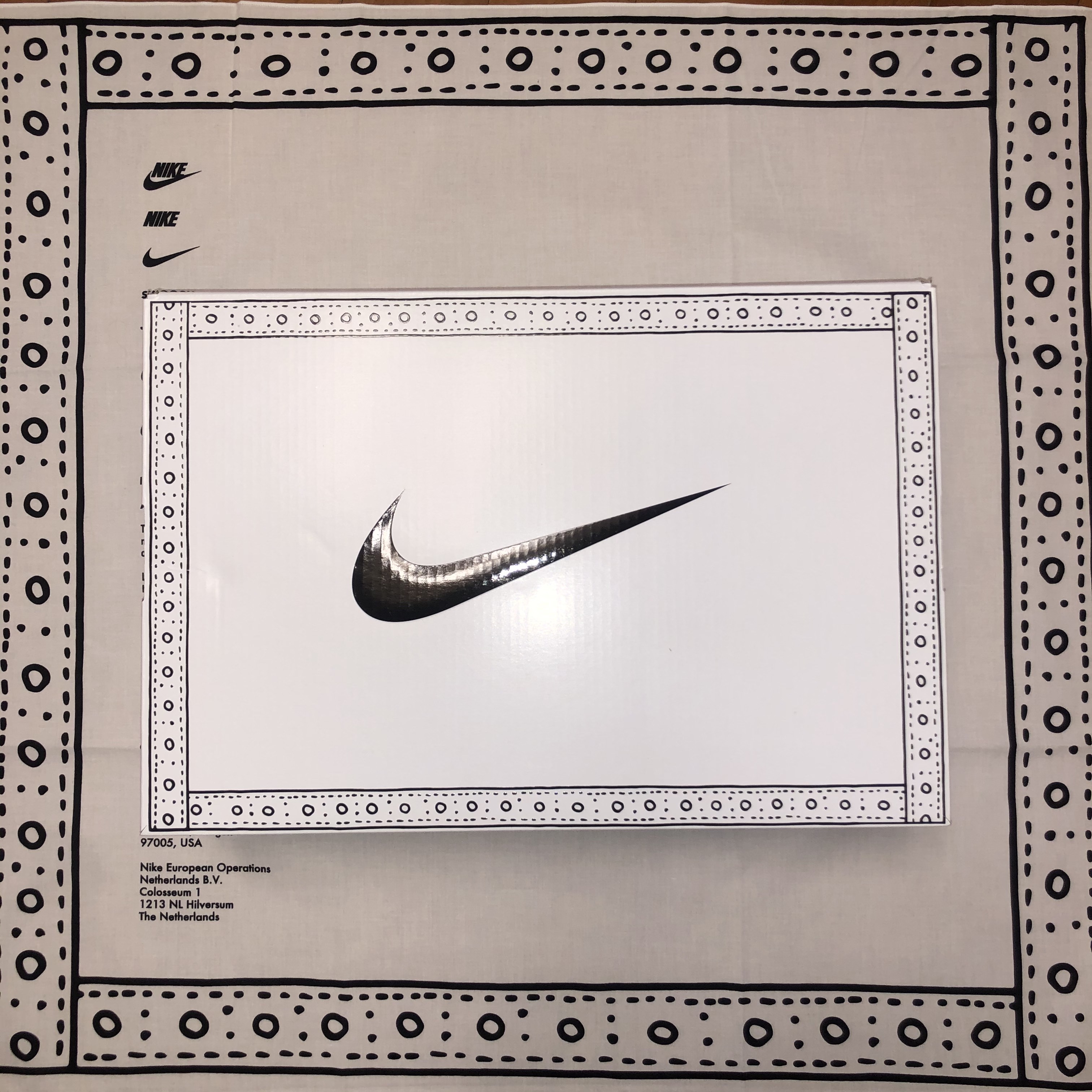 Nike x Peaceminusone Kwondo1 White 착용 스타일 - 1
