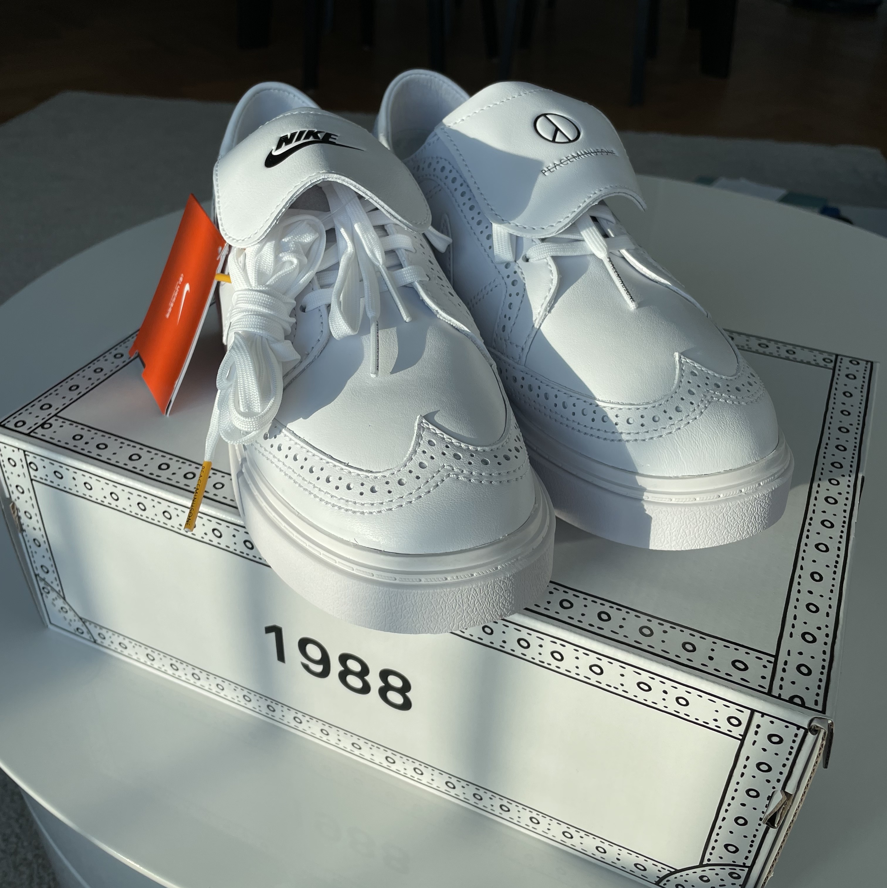 Nike x Peaceminusone Kwondo1 White 착용 스타일 - 1