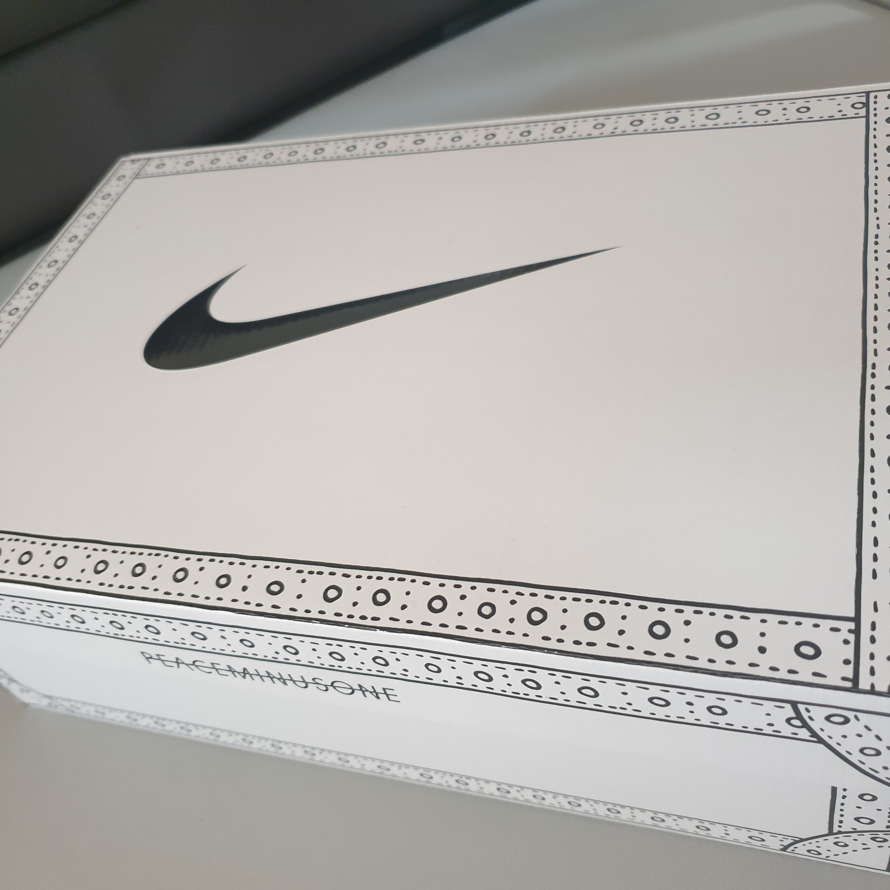 Nike x Peaceminusone Kwondo1 White 착용 스타일 - 5