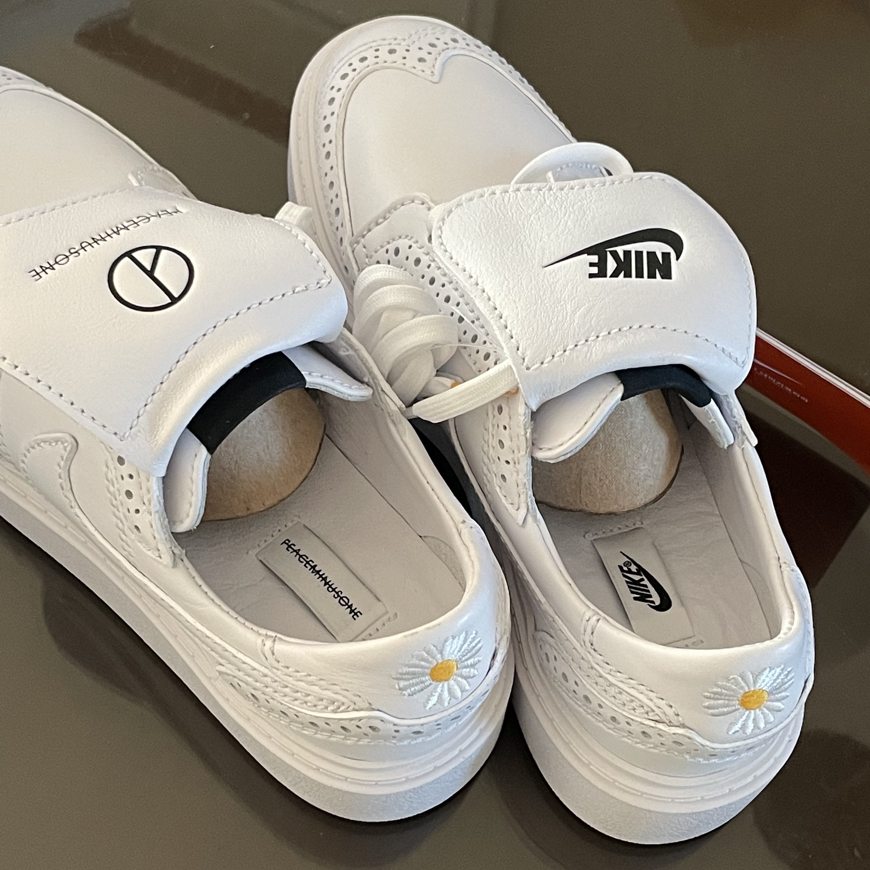 Nike x Peaceminusone Kwondo1 White 착용 스타일 - 1