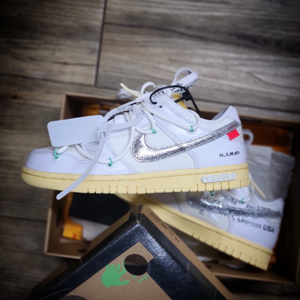 Nike x Off-White Dunk Low The 50 - Lot 1 착용 스타일