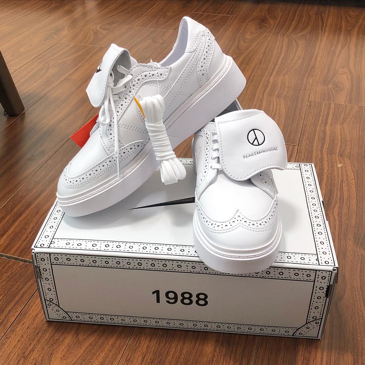 Nike x Peaceminusone Kwondo1 White 착용 스타일