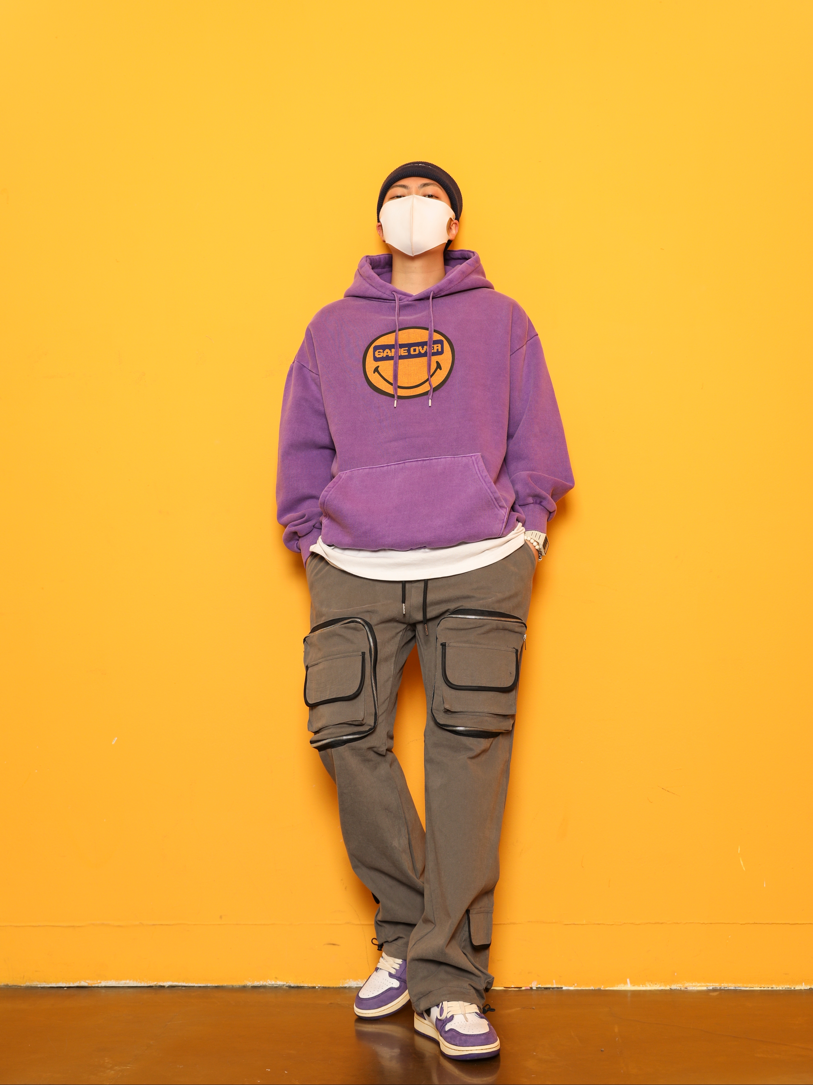 Jordan 1 Retro High OG Court Purple 2020 착용 스타일 - 1
